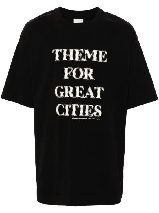 DRIES VAN NOTEN Men T-Shirts 2420211119603 HELI900 Black
