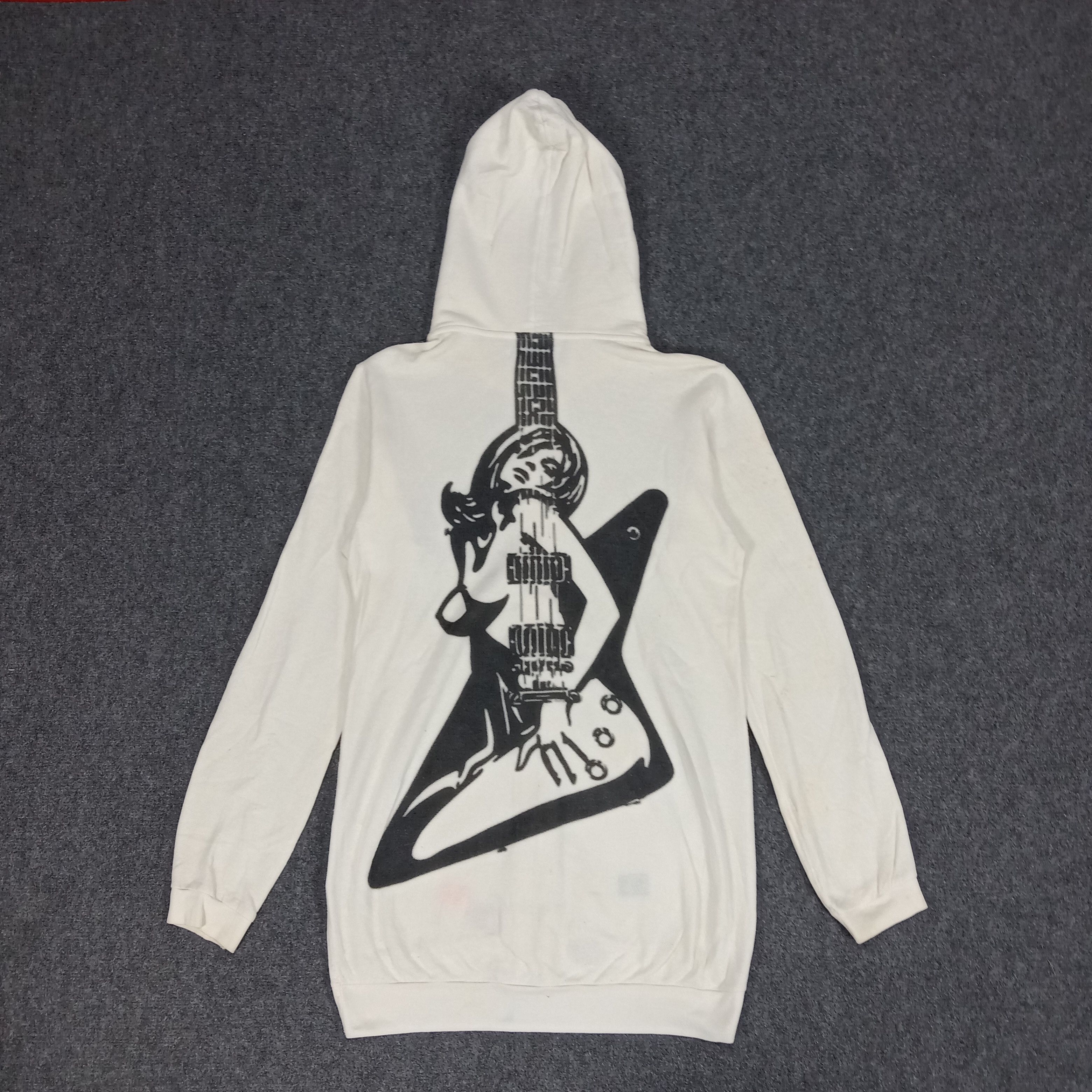 Hysteric Glamour × Japanese Brand × Vintage Hysteric Glamour Japanese Brand Guitar Hoodies Size US XS / EU 42 / 0 - 1 Thumbnail
