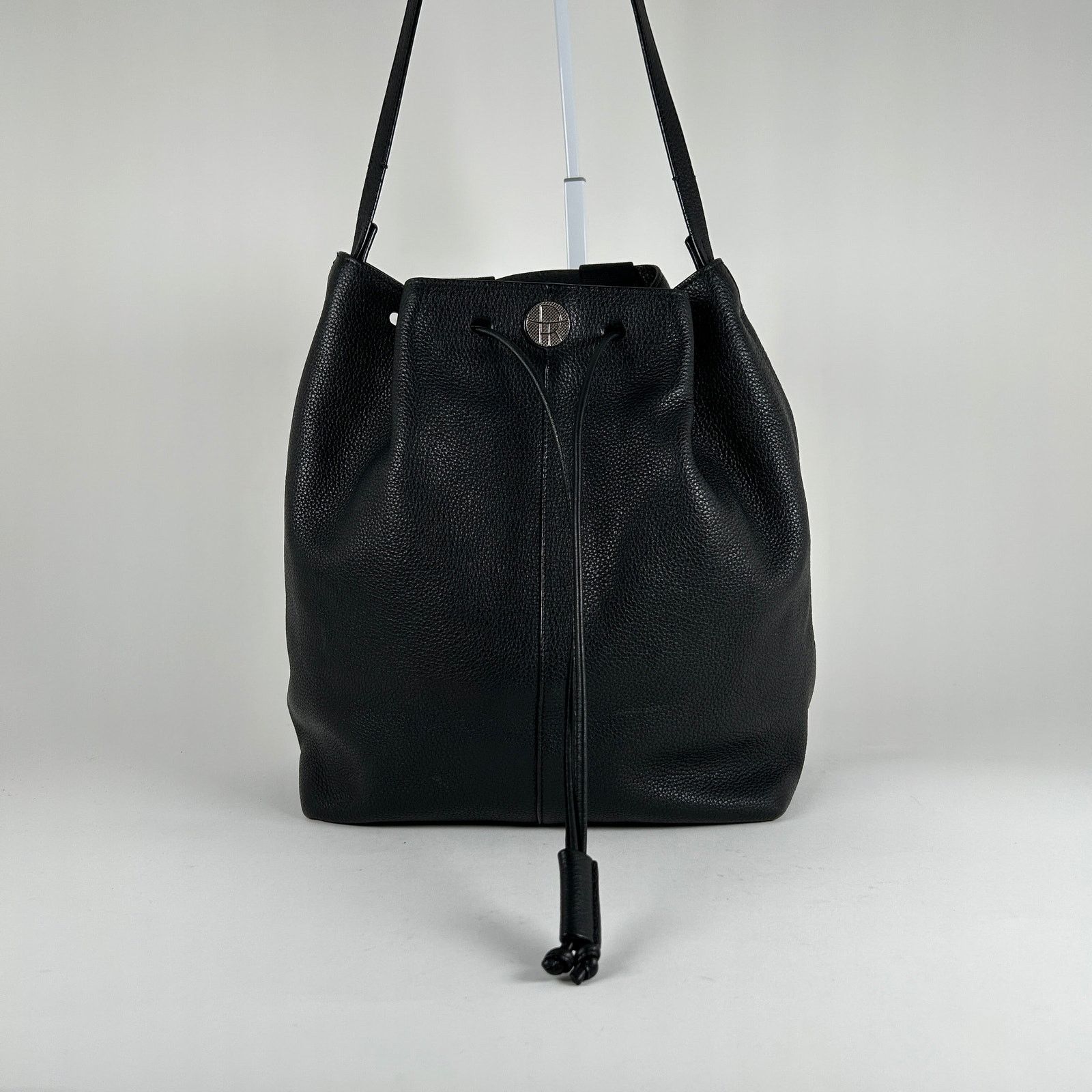 The Row The Row Black Leather Bucket 10 Backpack Size ONE SIZE - 1 Thumbnail