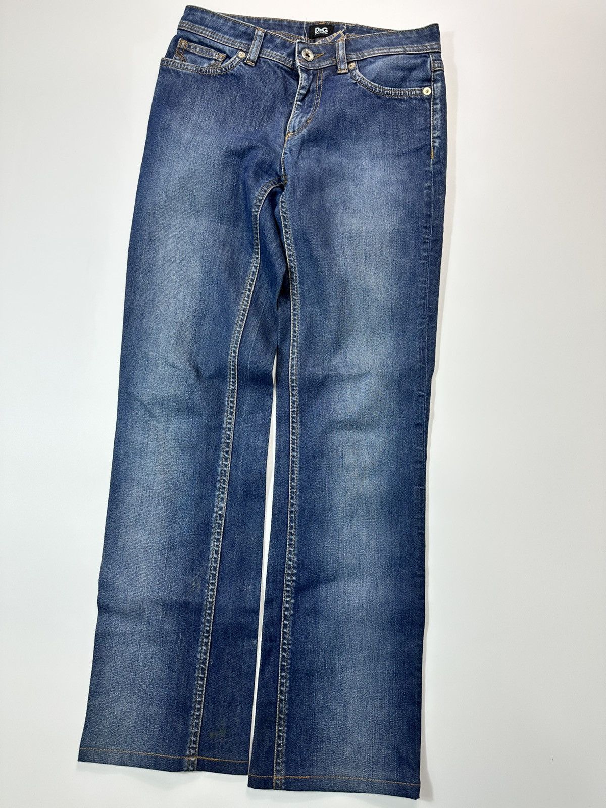 Dolce & Gabbana Dolce&Gabbana Straight Denim Jeans Women's Blue Size 25" / US 0 / IT 36 - 4 Thumbnail