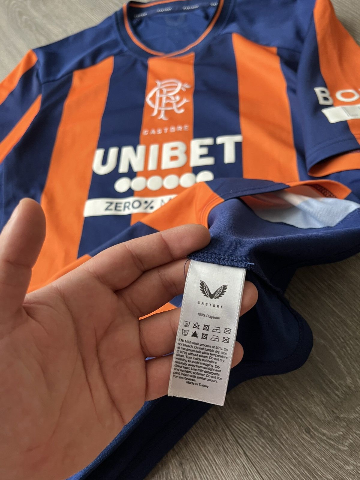 Castore Castore Rangers Jersey Football Blokecore Size US L / EU 52-54 / 3 - 9 Thumbnail