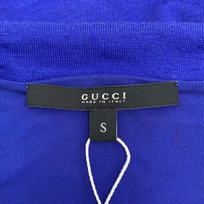 Gucci Gucci Deep Blue Wool Long Sleeve Top-2506 Size S / US 4 / IT 40 - 5 Thumbnail