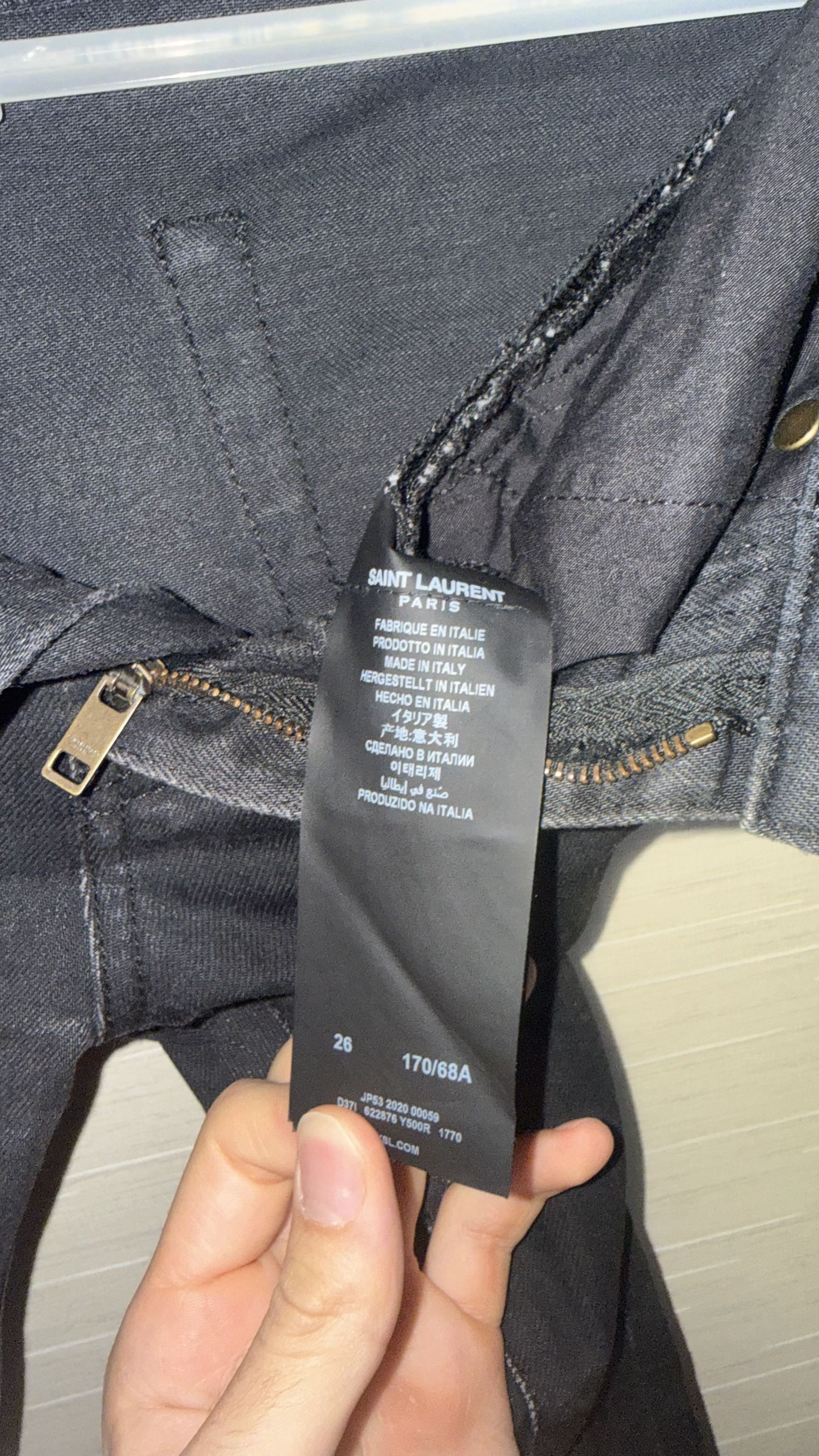 Saint Laurent Paris Saint Laurent Paris Skinny Denim Size US 26 / EU 42 - 5 Thumbnail