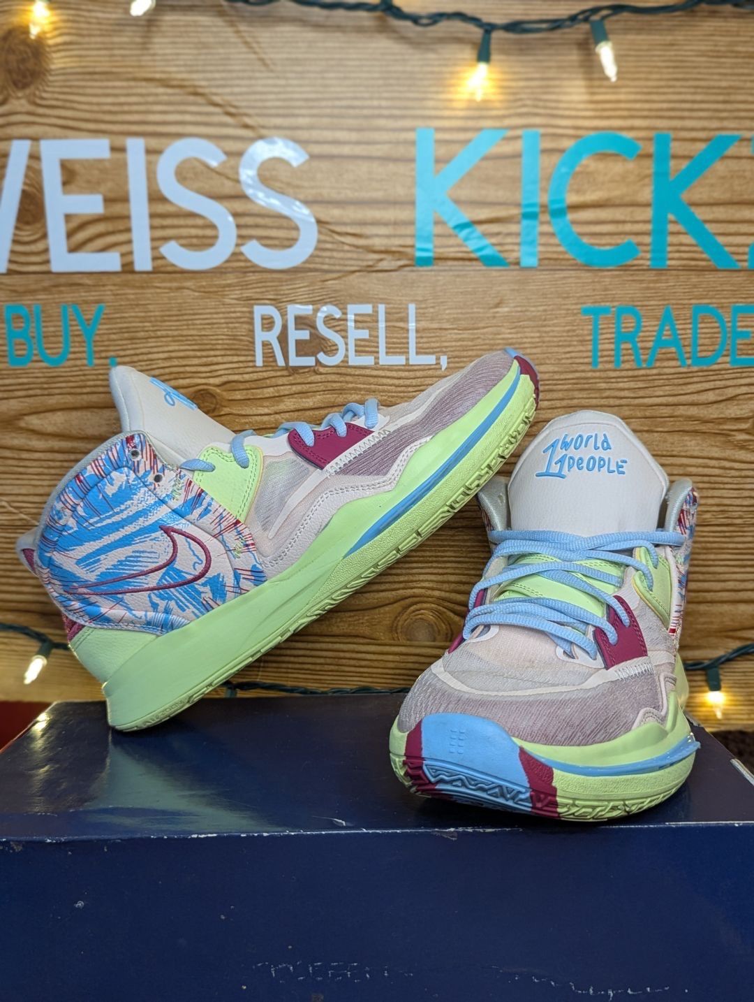 Nike Kyrie infinity 1 world 1 people Size US 10.5 / EU 43-44 - 1 Thumbnail
