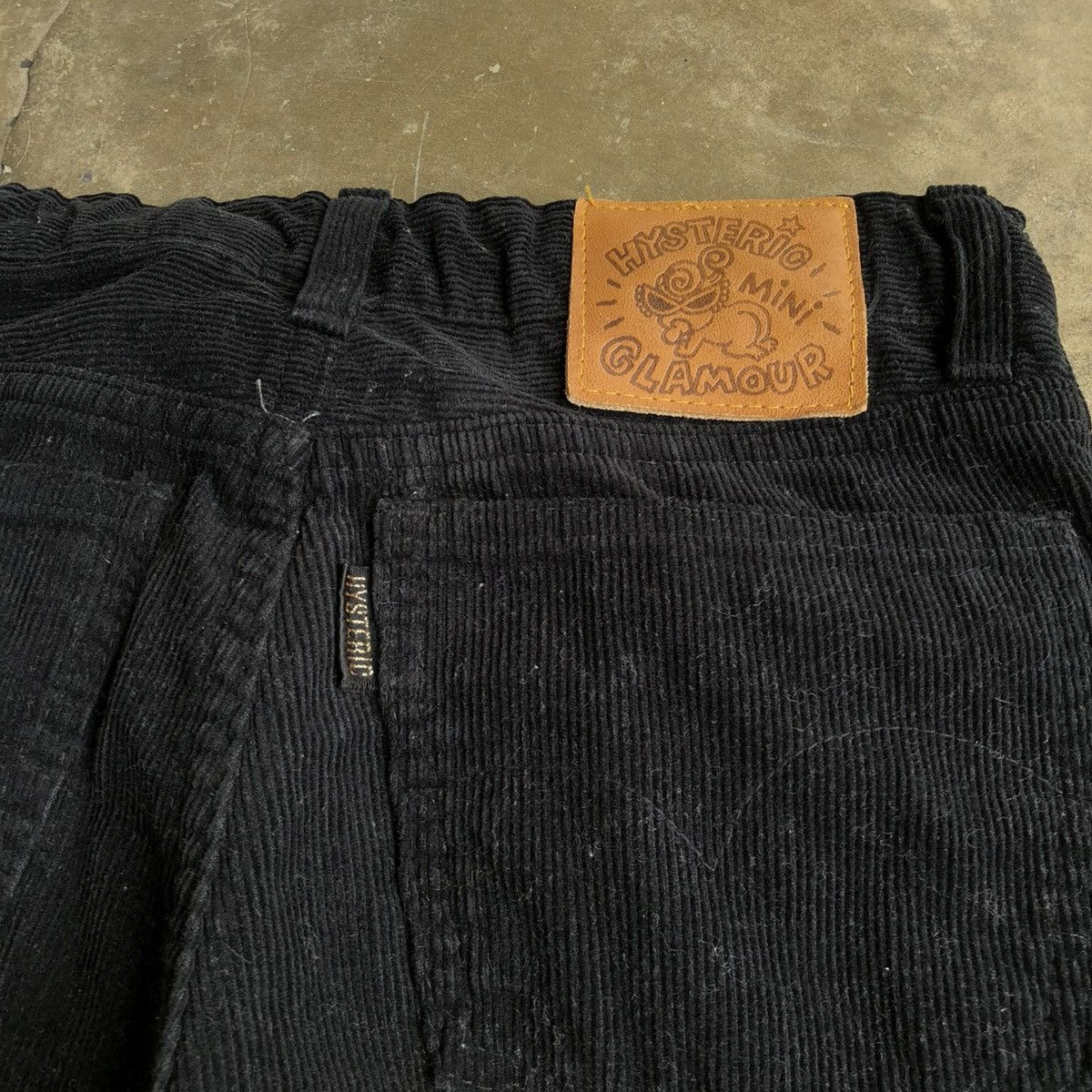 Hysteric Glamour FOR KIDS‼️Vintage Hysteric Glamour Mini Corduroy Pants Black Size US 26 / EU 42 - 13 Thumbnail