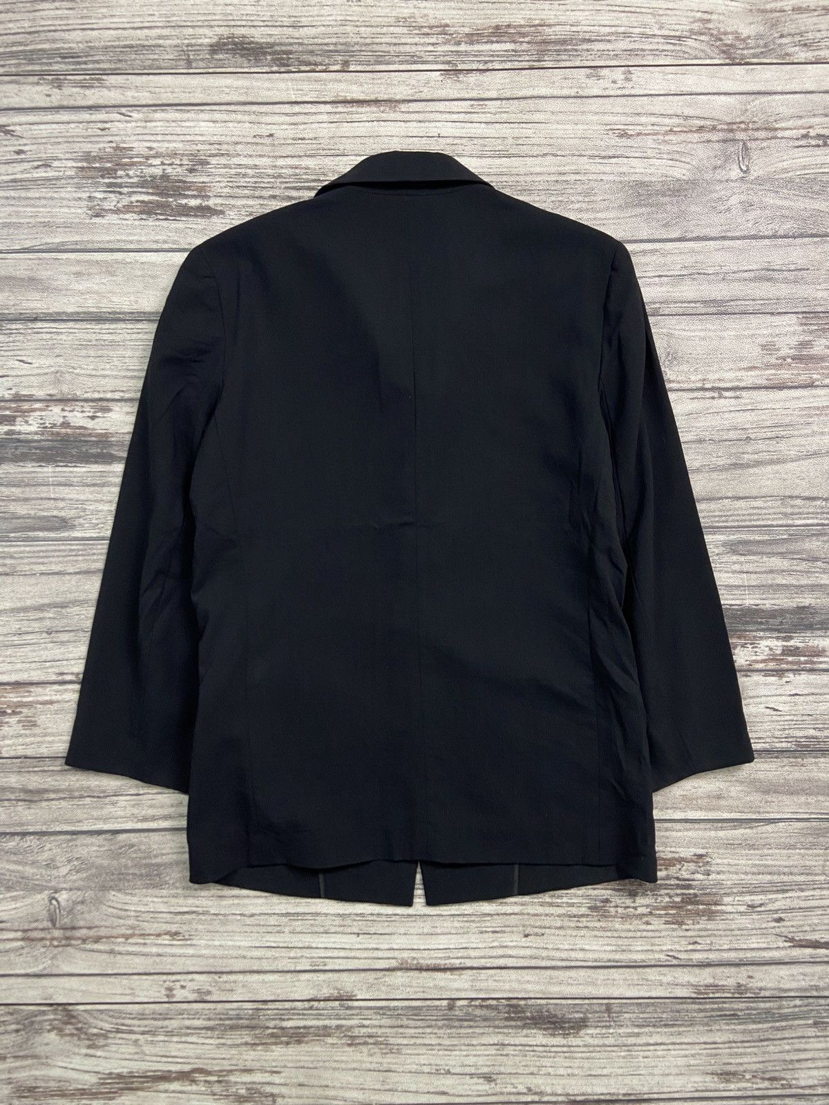 Vintage × Y's × Yohji Yamamoto Vintage 90s Workshop By Yohji Yamamoto Light Blazer Black Size 40L - 11 Thumbnail