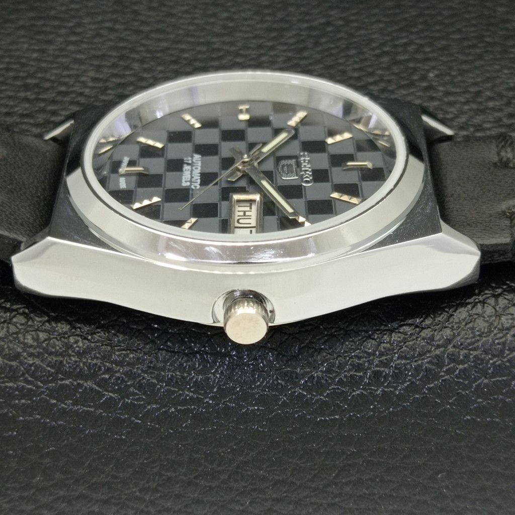 Seiko REFURBISHED VINTAGE SEIKO 5 AUTO JAPAN MENS WATCH a440222 Size 38 - 5 Thumbnail