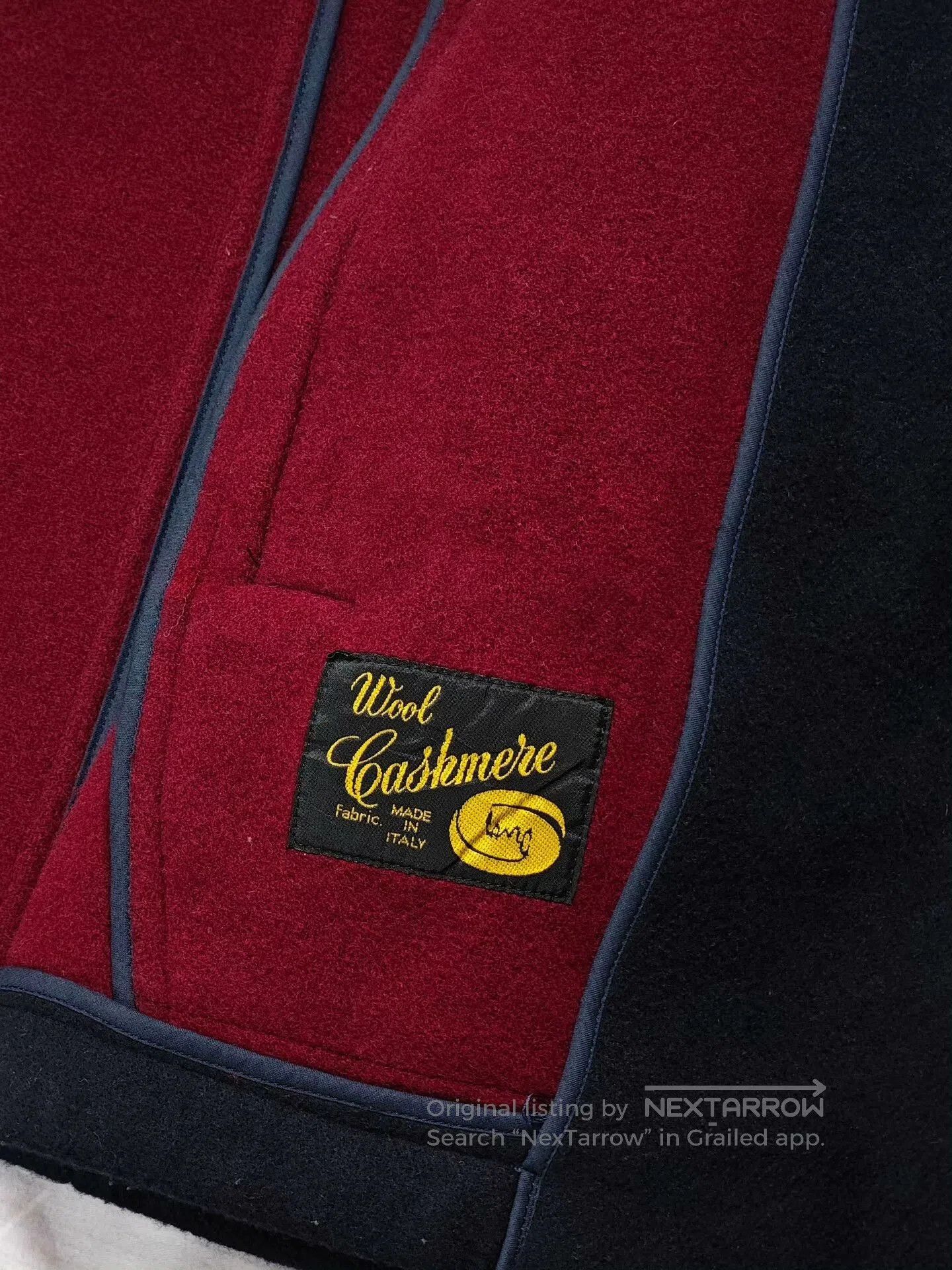 Japanese Brand Italian Wool Cashmere Double-Faced Jacket. Size US M / EU 48-50 / 2 - 7 Thumbnail