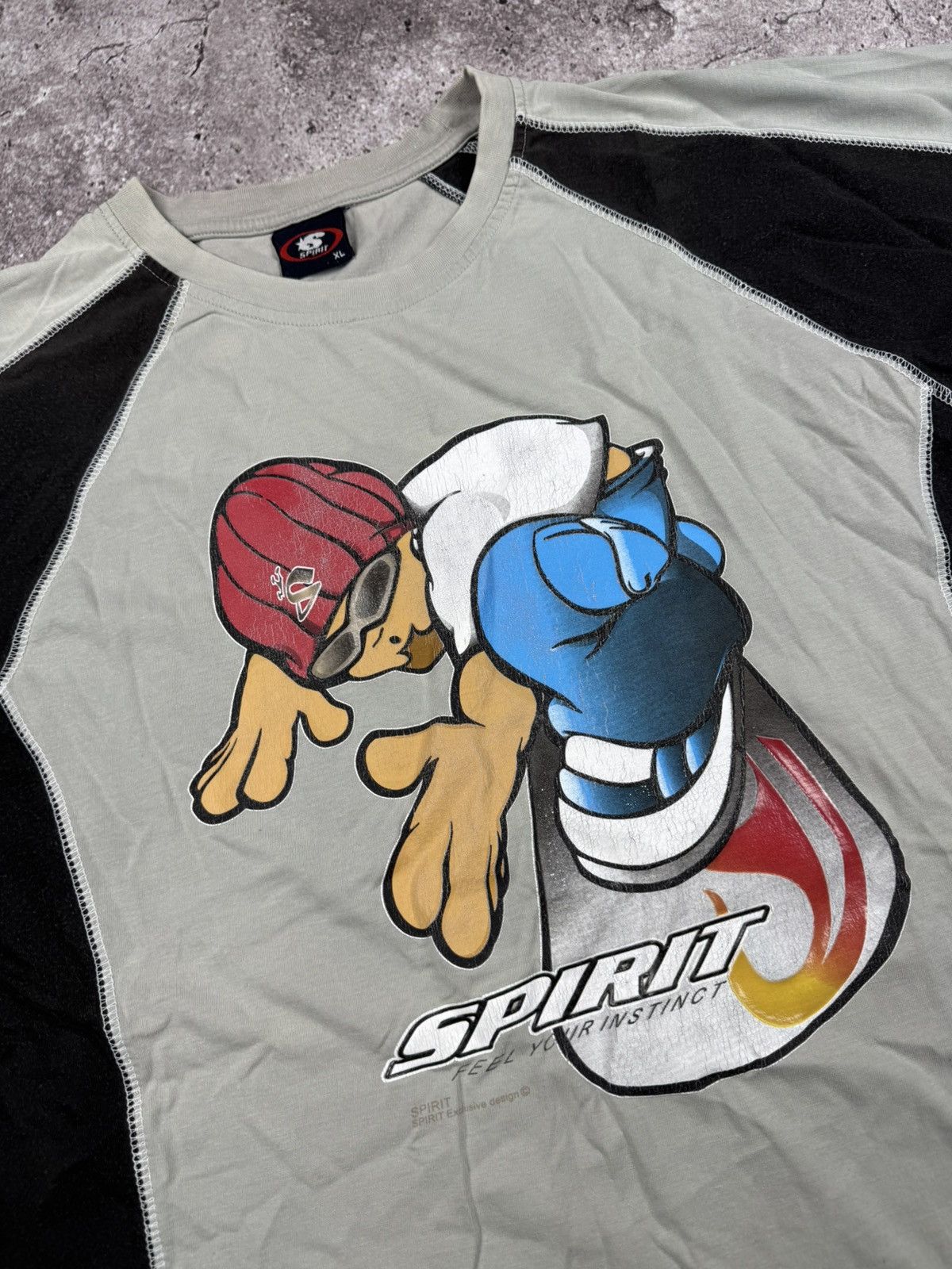 JNCO × Vintage Vintage Spirit Girl Spirit Skateboards baggy Tshirt Size US XL / EU 56 / 4 - 2 Thumbnail