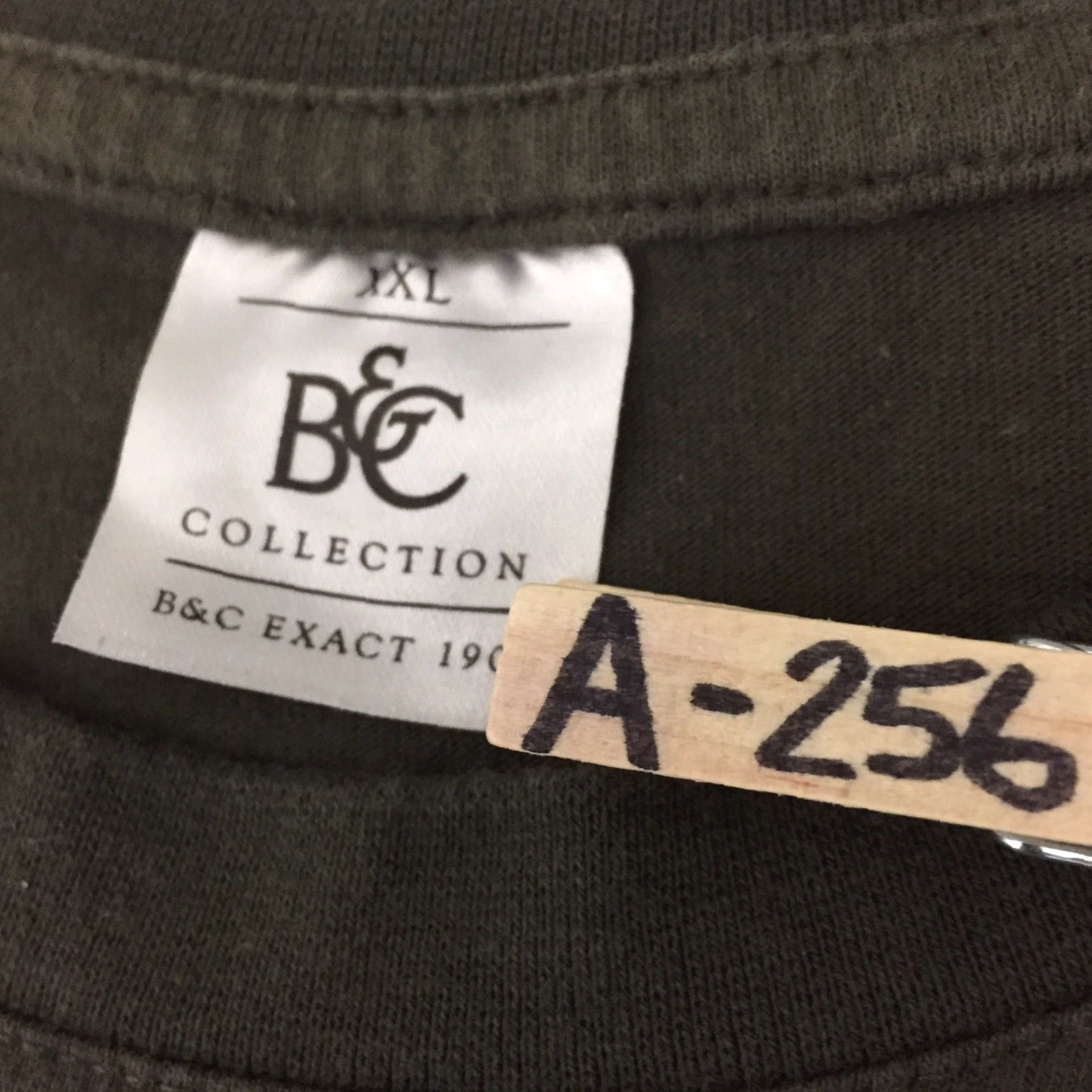 Vintage B&C Shirt Mens XXL Green Short Sleeve Crew Neck T-Shirt Size US XXL / EU 58 / 5 - 7 Thumbnail