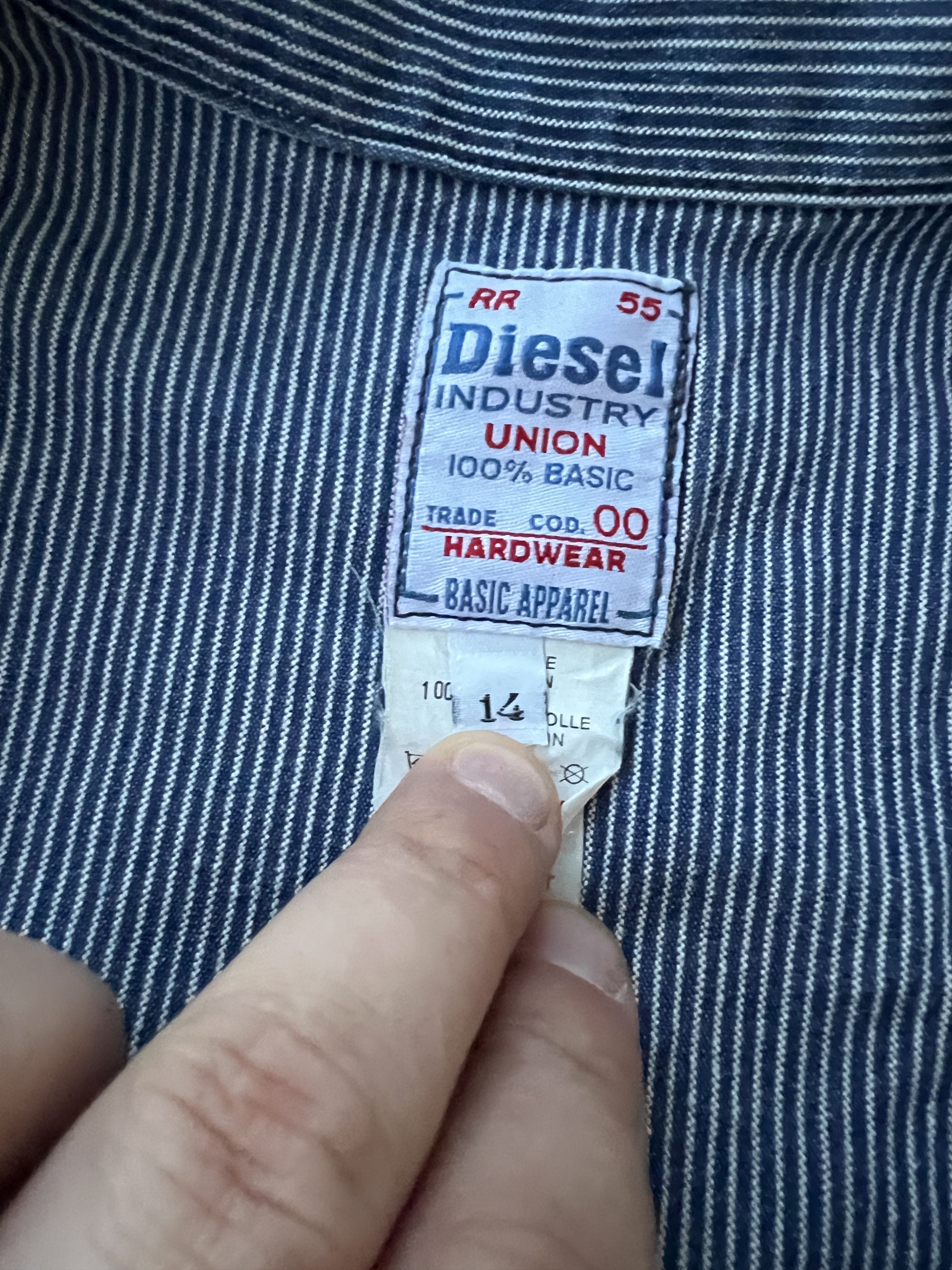 Diesel Y2K Diesel Vintage Zip Shirt Size XL / US 12-14 / IT 48-50 - 6 Thumbnail