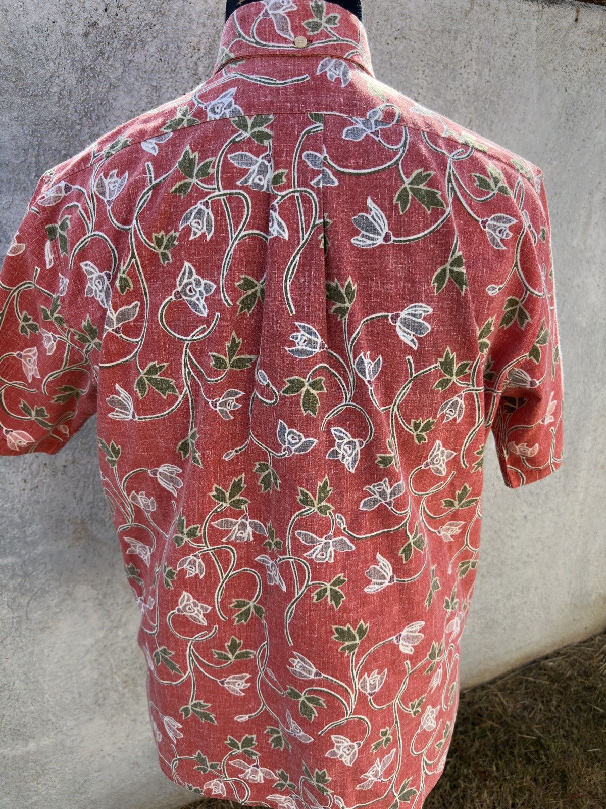 Reyn Spooner Reyn Spooner Hawaiian Print Red Full Button Men's Medium Size US M / EU 48-50 / 2 - 2 Thumbnail