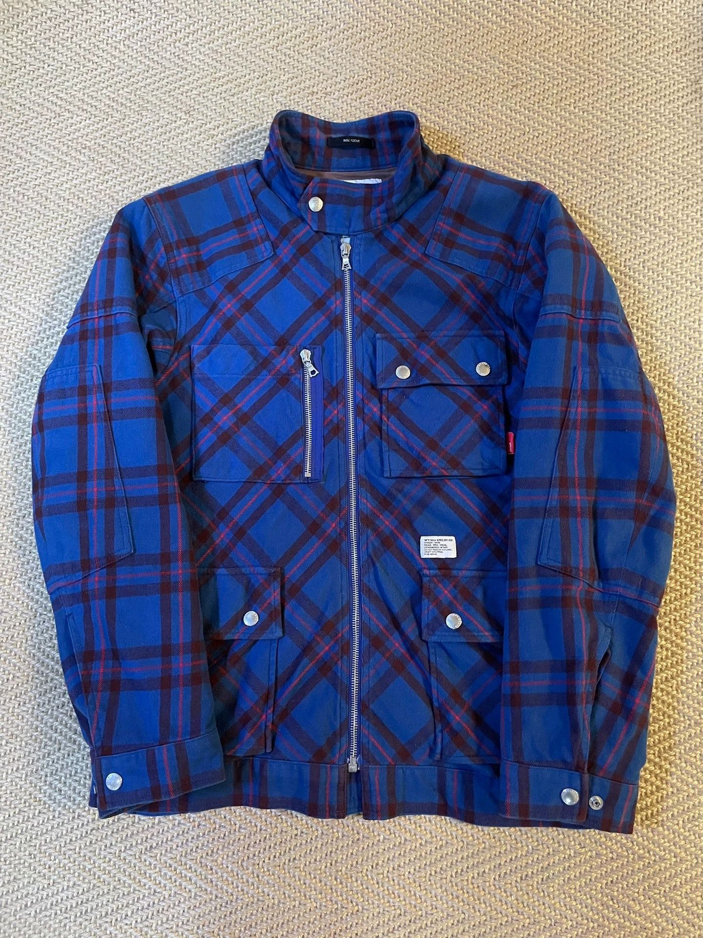 Wtaps WTAPS M3 Twill Textile Diamond Quilted Moto Jacket M Size US M / EU 48-50 / 2 - 4 Thumbnail