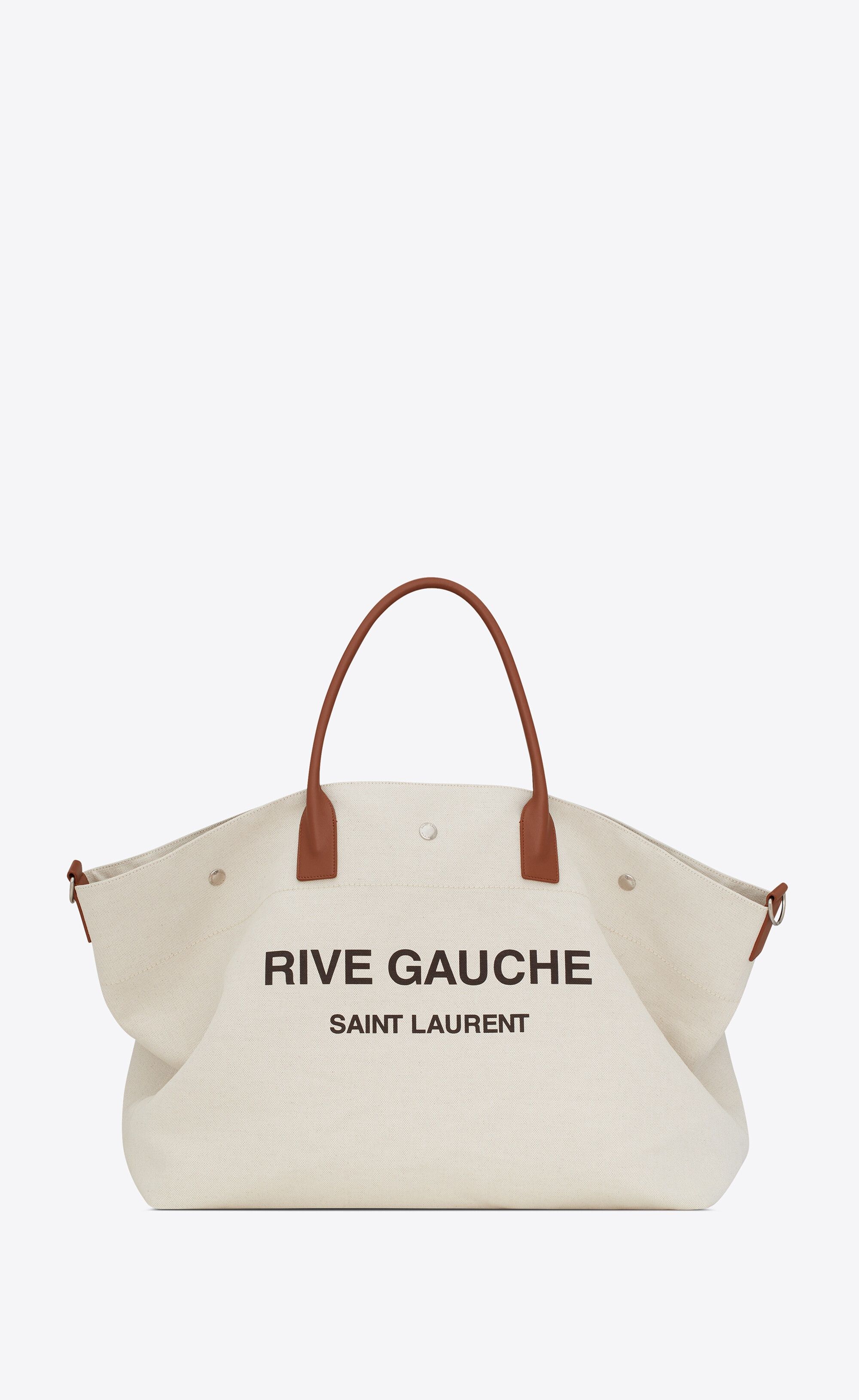 Saint Laurent Paris o1b1hav110125 685543 Size: OS / Shopping Leather Bag Beige Size ONE SIZE - 5 Thumbnail