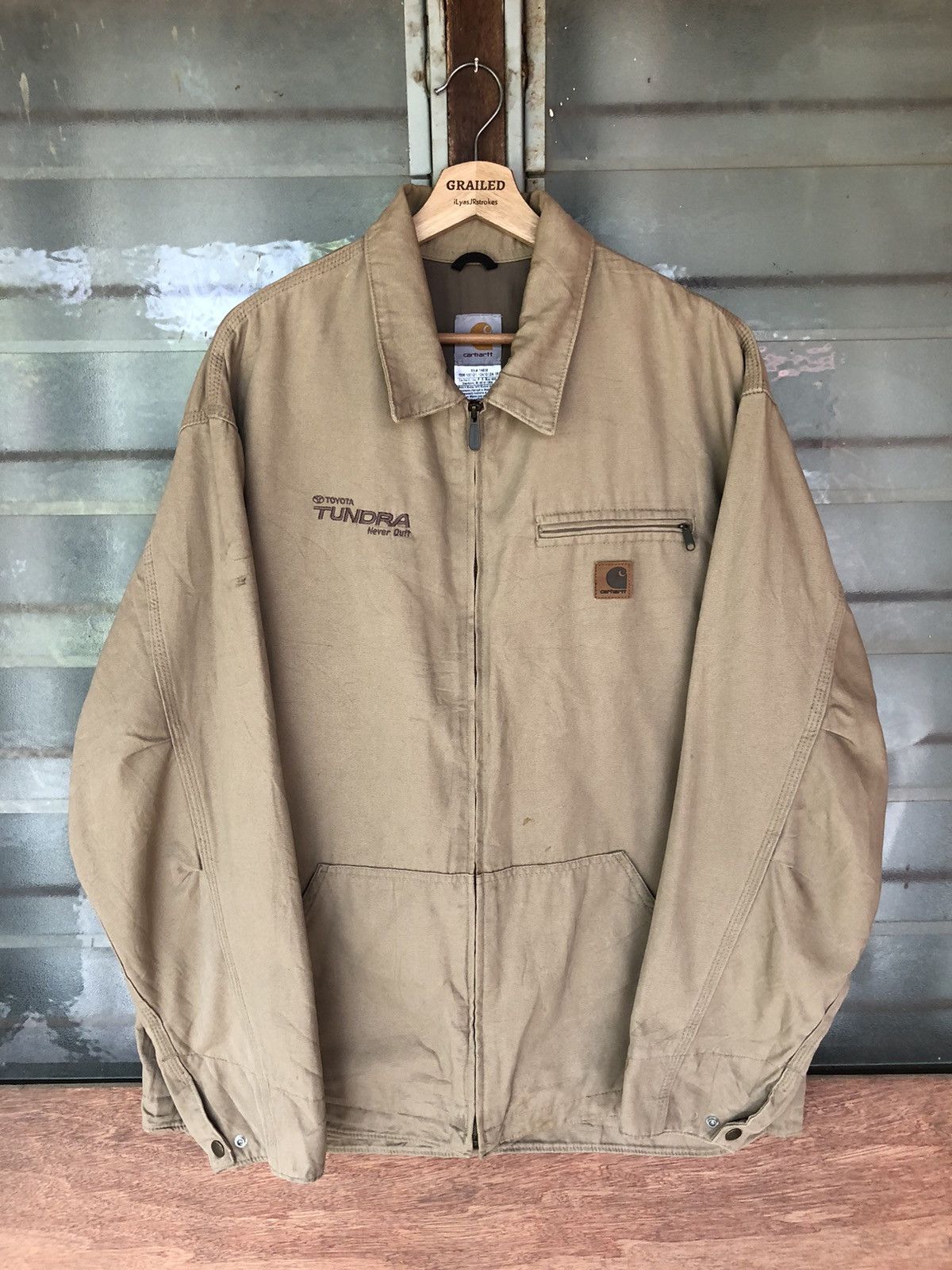 Carhartt × Carhartt Wip Vintage Carhartt Workwear Toyota Tundra Never Quit Jacket Size US XL / EU 56 / 4 - 2 Thumbnail