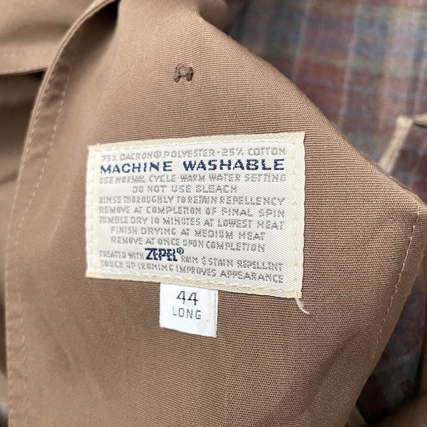 Vintage VINTAGE Misty Harbor Trench Coat Mens 44 Long Belted Lined Read Brown 90s 80s Classic United States Mens Size US S / EU 44-46 / 1 - 5 Thumbnail