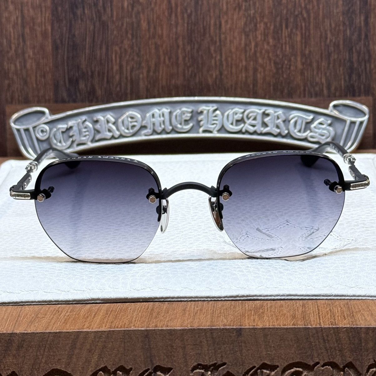 Chrome Hearts Chrome Hearts Frosted 1/1 ‘Dark Triad’ Sunglasses Size ONE SIZE - 3 Thumbnail