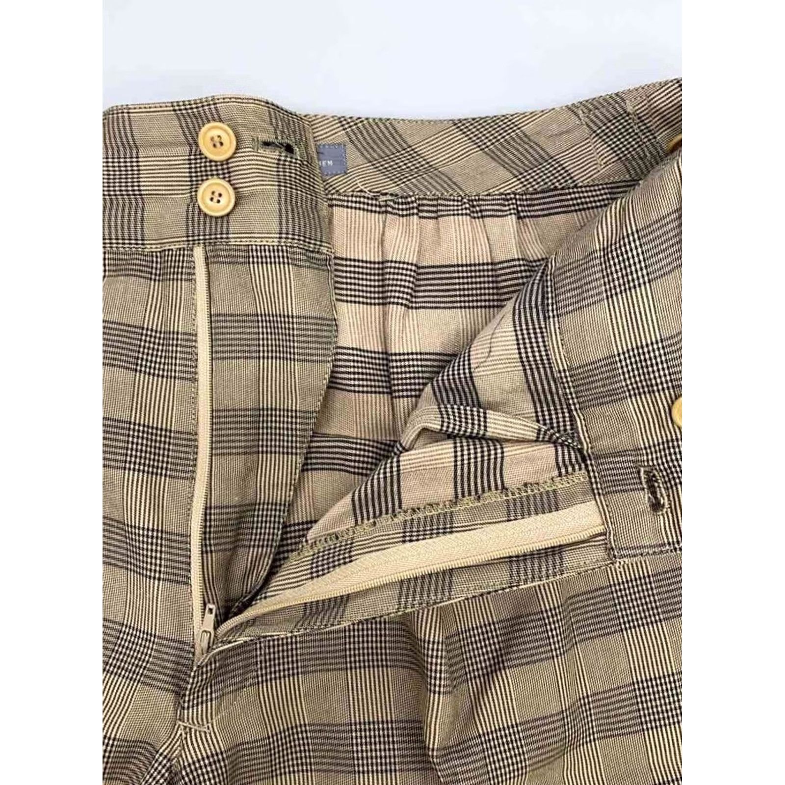 Issey Miyake Vintage ISSEY MIYAKE MEN Pants Checked Size S Cotton Rayon Used good condition Size US 29 - 3 Thumbnail