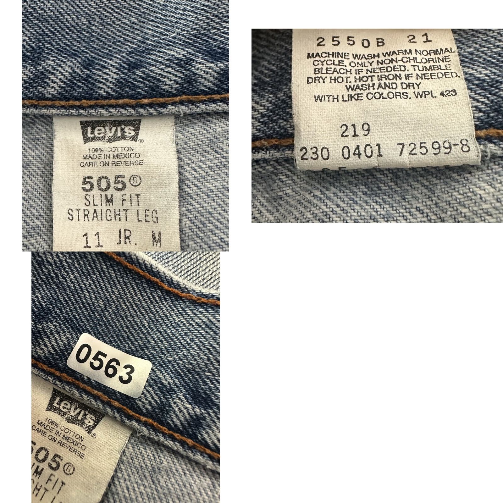 Levi's VINTAGE Levi's 505 Jeans Womens M Jeans Slim Mid Rise Blue 80s 90s Distressed Jeans Womens Mens? Size 32" / US 10 / IT 46 - 10 Thumbnail