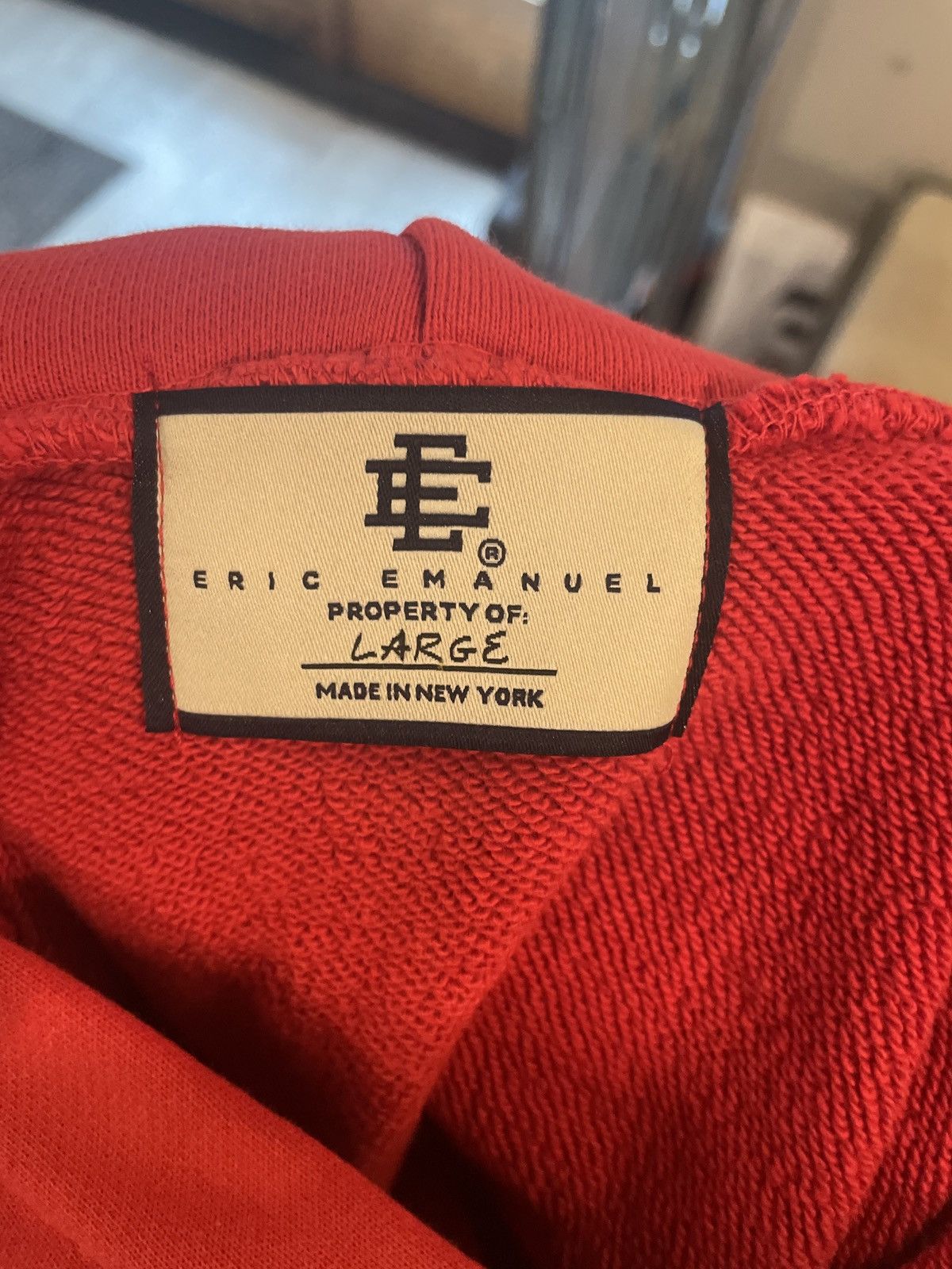 Eric Emanuel Eric Emanuel Red/Yellow Hoodie L Size US L / EU 52-54 / 3 - 3 Thumbnail