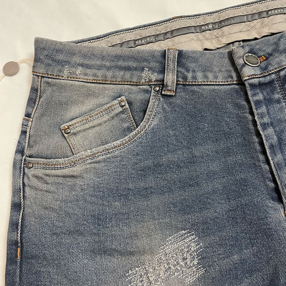 Other NWT New Heavy Project Jeans Denim Blue Size 35 Size US 35 - 5 Thumbnail