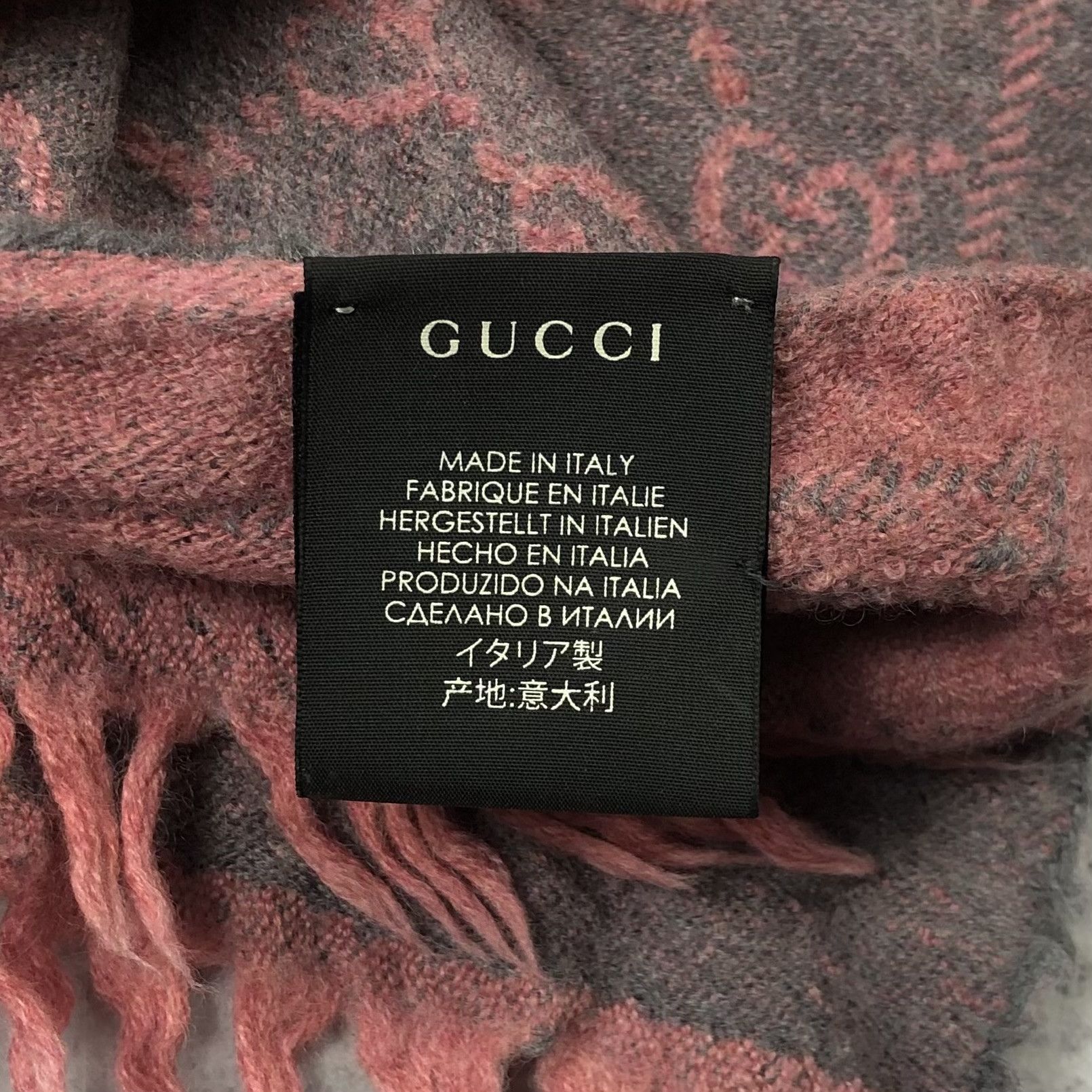 Gucci Gucci Monogram Wool Muffler Scarf Size ONE SIZE - 4 Thumbnail
