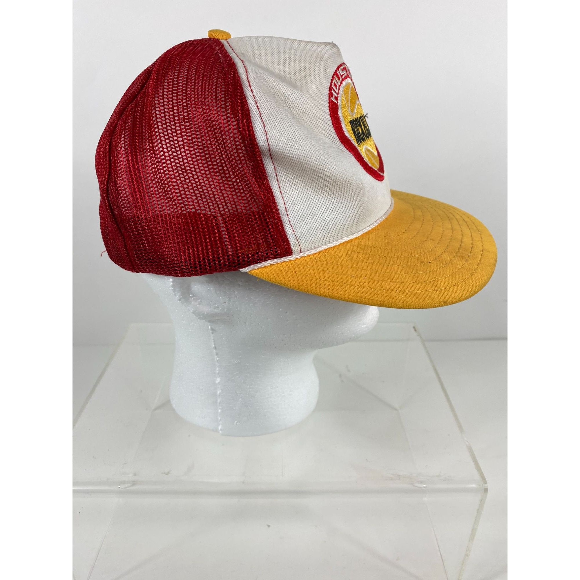 NBA VTG NBA Houston Rockets Embroidered Trucker Mesh Snapback Ha Size ONE SIZE - 2 Thumbnail
