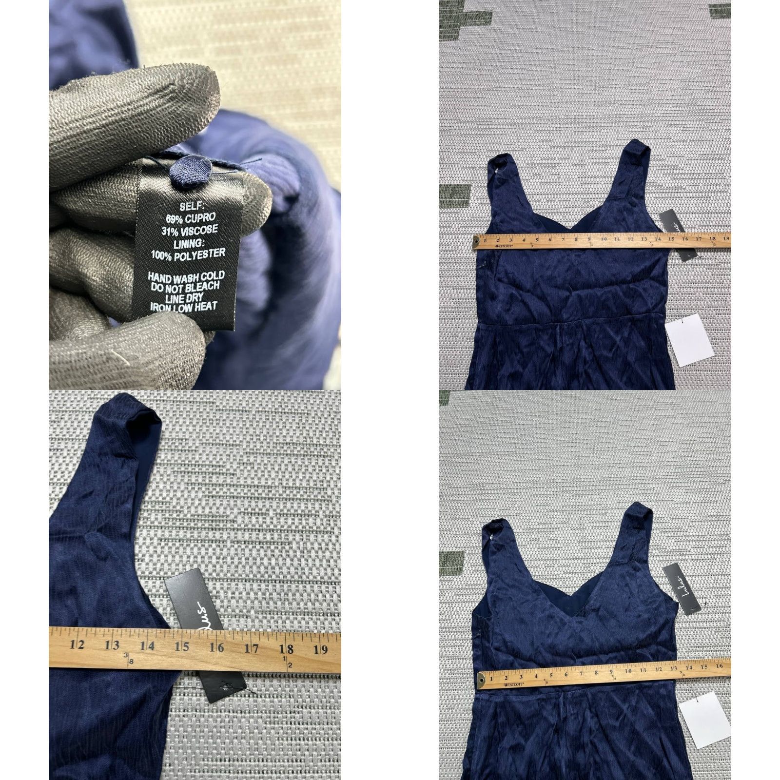 Lulus Lulus Abundant Love Maxi Dress Women S Blue Sleeveless Sweetheart Neck Ruffled High Low Party/Cocktail Wedding Picturing: Vintage? (No) Size S / US 4 / IT 40 - 8 Thumbnail