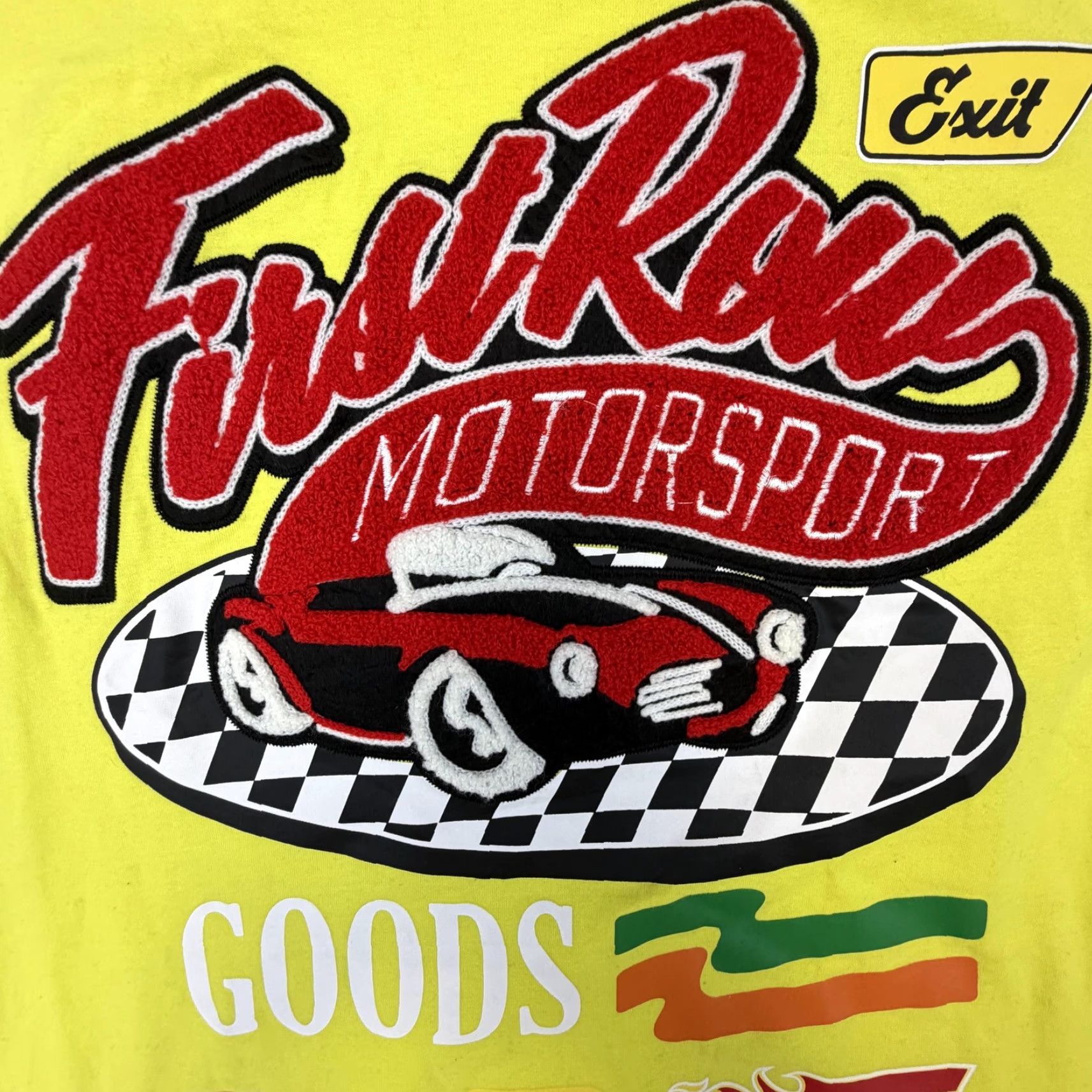 Vintage First Row Motorsport Shirt Mens Medium Yellow Racing Car Graphic 2023 Tee Size US M / EU 48-50 / 2 - 6 Thumbnail