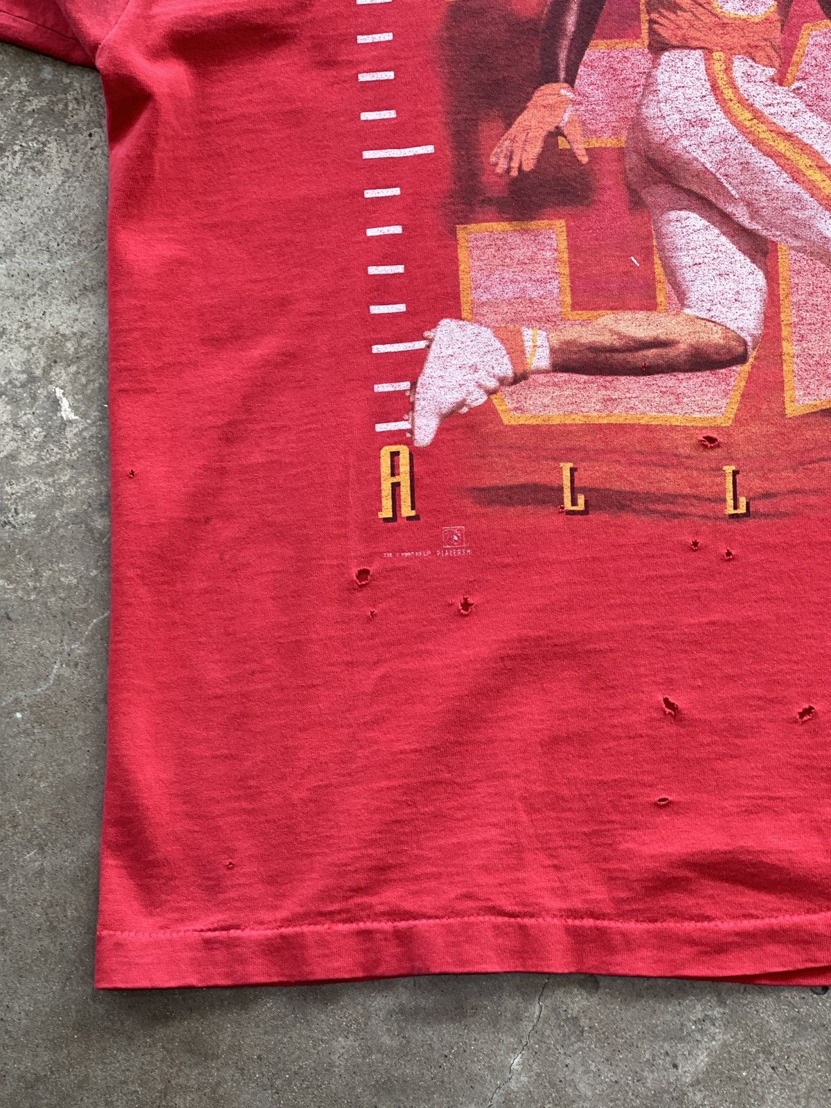 NFL × Vintage Vintage 95 Marcus Allen Kansas City Chiefs Single Stitch XL Size US XL / EU 56 / 4 - 5 Thumbnail
