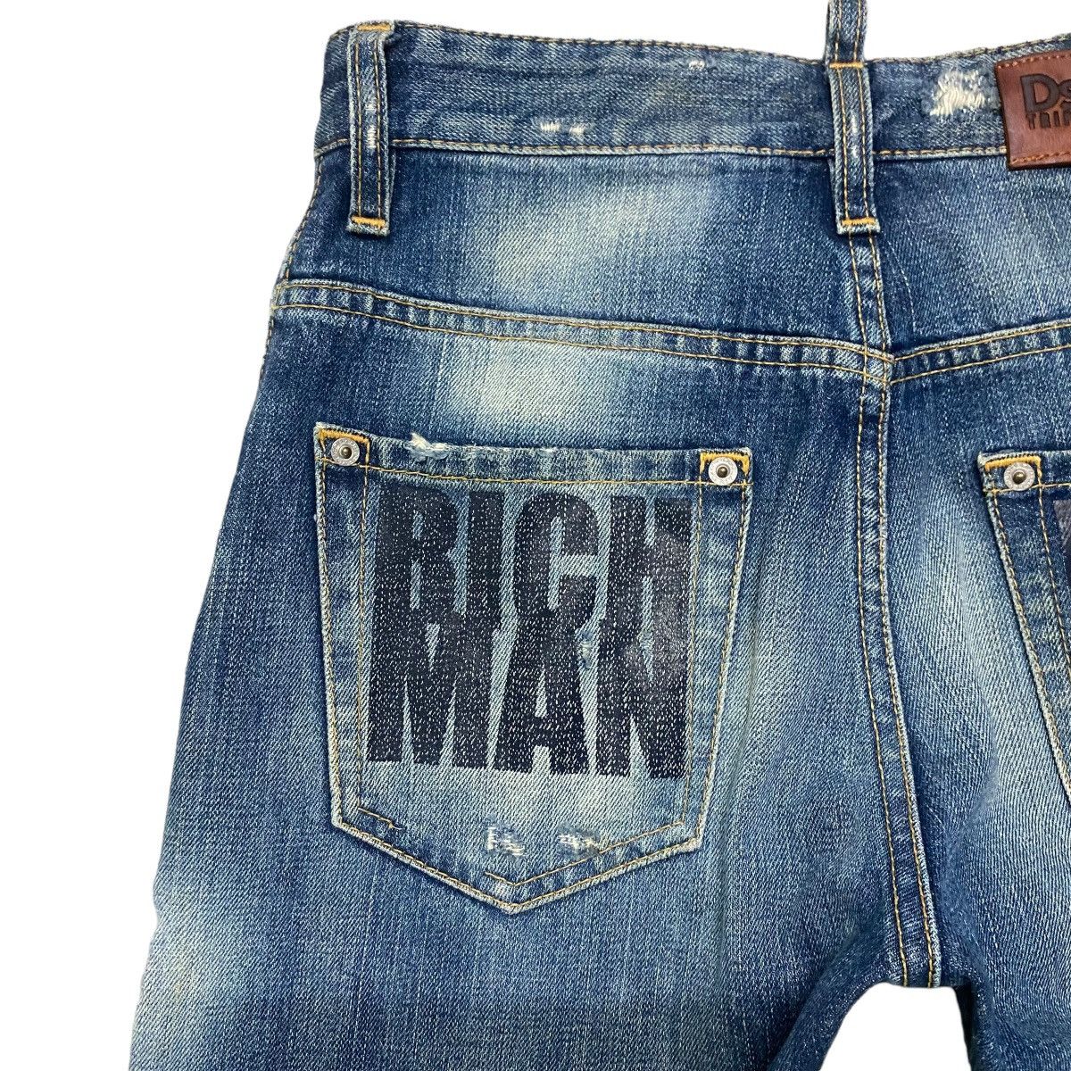 Dsquared2 Dsquared2 Distressed Denim Cropped Jeans Size 28" / US 6 / IT 42 - 10 Thumbnail