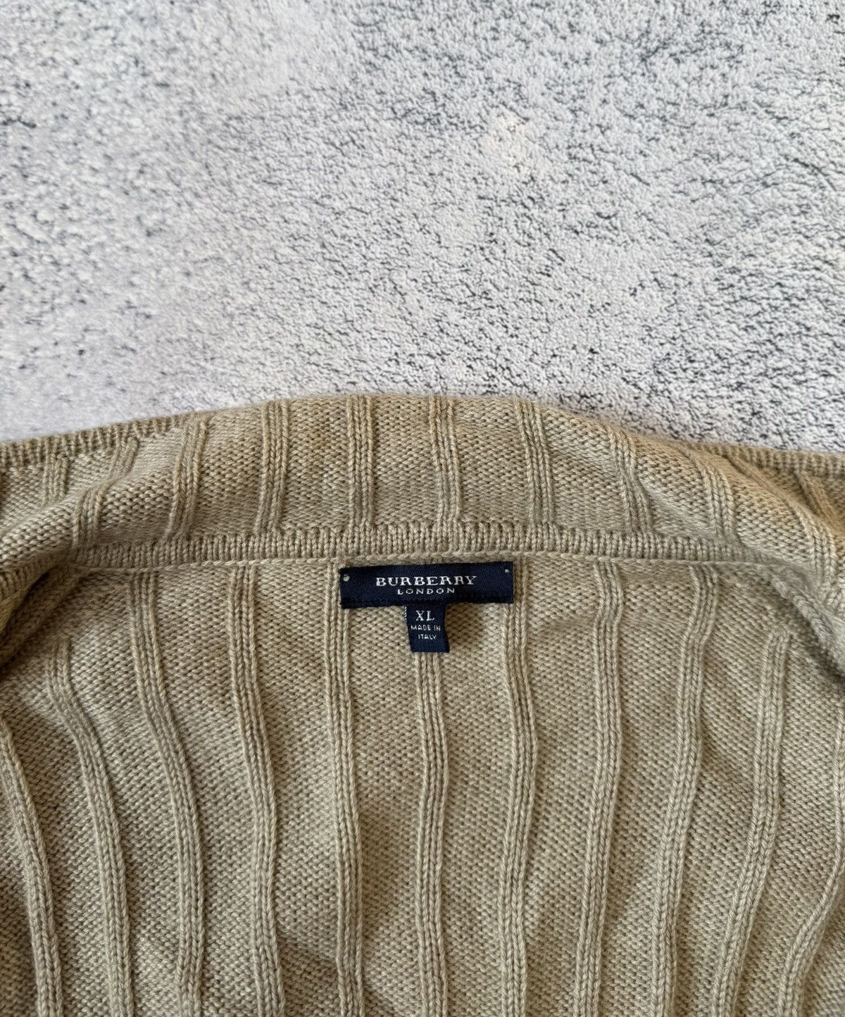 Burberry Burberry London Men Wool Full Zip Sweater XL Italy Logo Size US XL / EU 56 / 4 - 10 Thumbnail