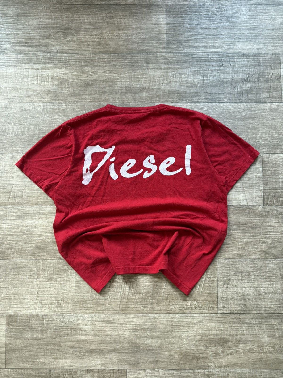 Diesel vintage y2k diesel central logo punk res tee Size US L / EU 52-54 / 3 - 4 Thumbnail