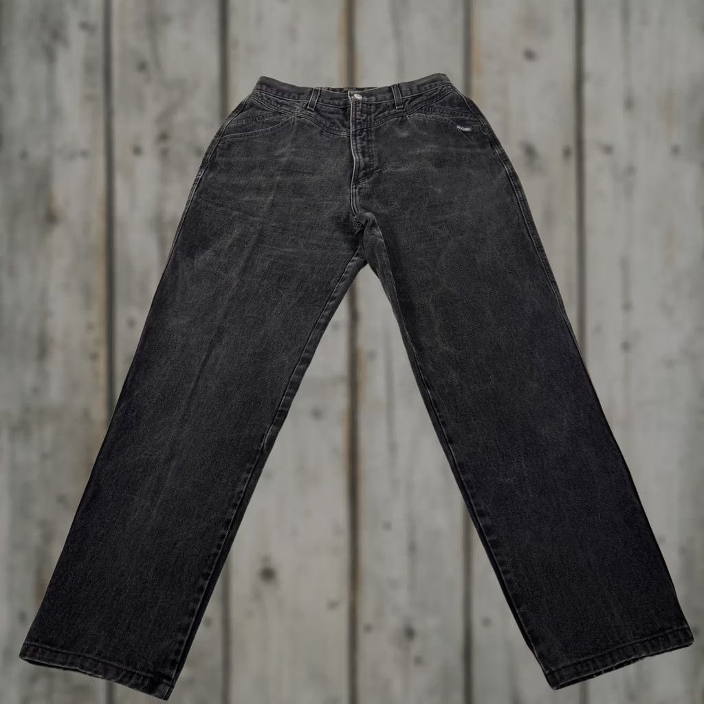 Vintage VINTAGE Rockies Denim Jeans Womens 15 Black Charcoal Wash 90s Western 30 Inseam Straight Jeans Mens? Womens Size 36" / US 14 / IT 50 - 1 Thumbnail