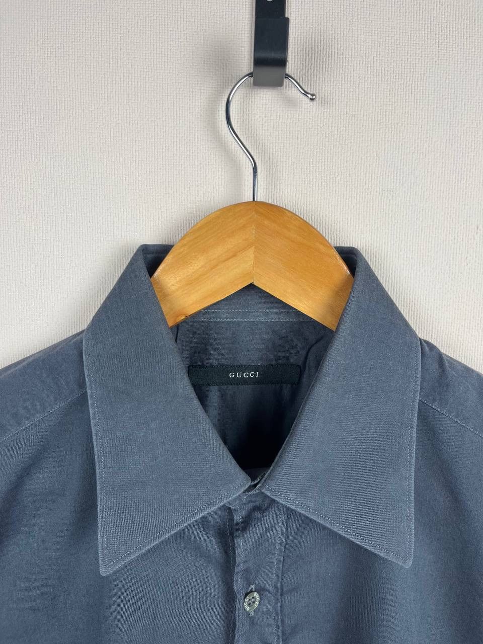 Gucci GUCCI by Tom Ford Men's Dress Shirt 100% Cotton 90’s Size M Size US M / EU 48-50 / 2 - 2 Thumbnail