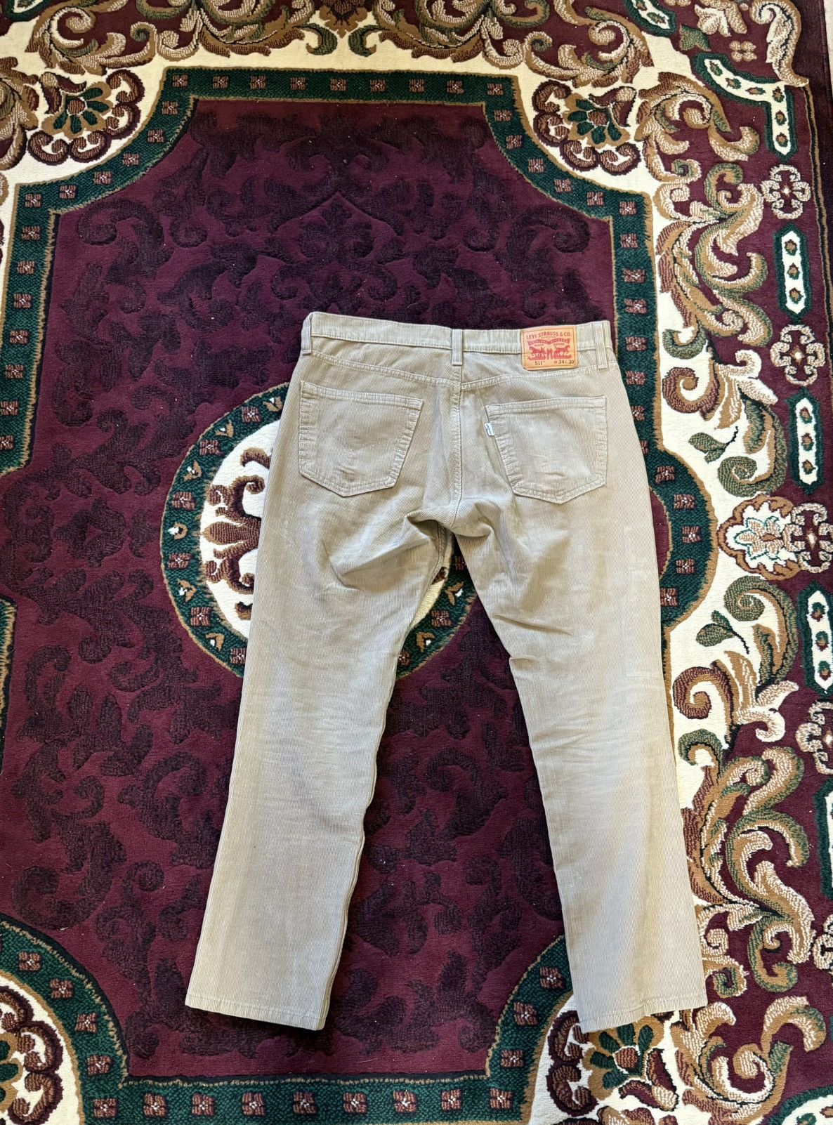 Levi's 511 corduroy jeans Size US 34 / EU 50 - 2 Thumbnail