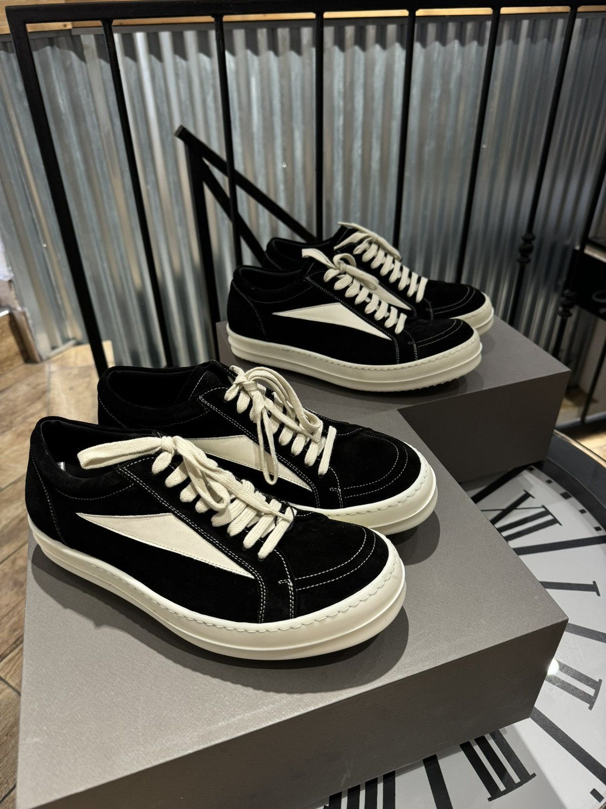 Rick Owens Rick owens vintage sneakers balck suade Size US 8 / EU 41 - 7 Thumbnail