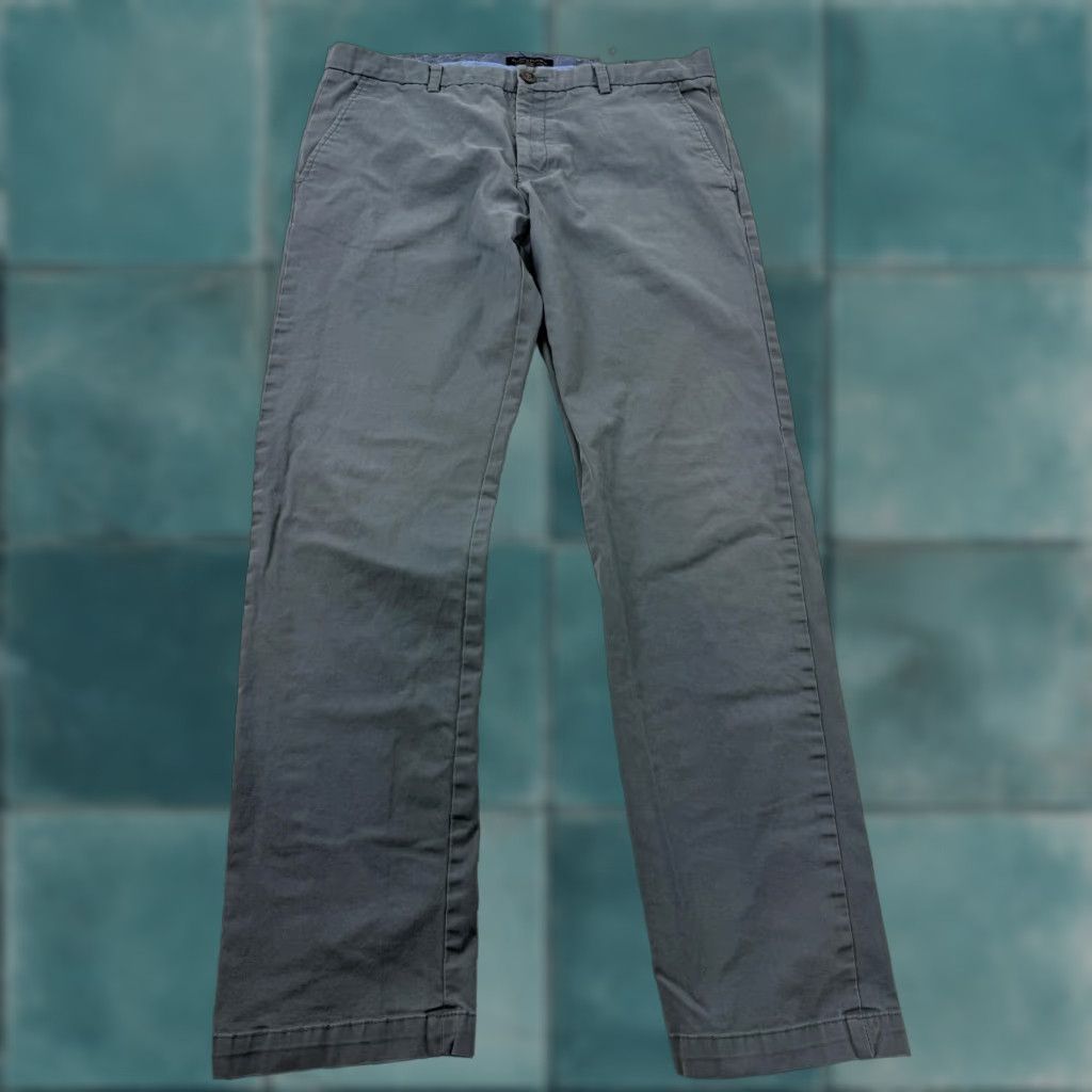 Banana Republic Banana Republic Pants Mens 36x30 Gray Fulton Skinny Chino Slim Stretch Casual Size US 36 / EU 52 - 1 Thumbnail