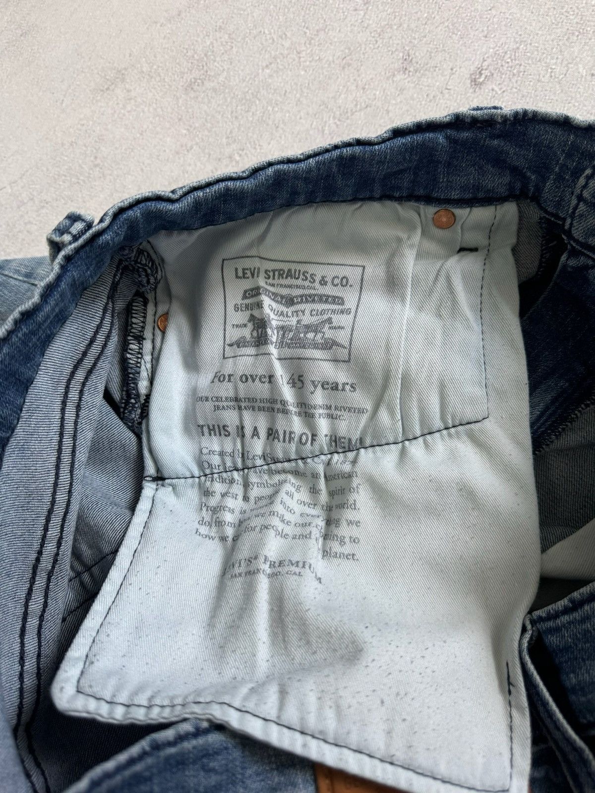 Levi's × Vintage Vintage Levis 511 Jeans Denim Pants Straight Premium W34 L30 Size US 34 / EU 50 - 10 Thumbnail
