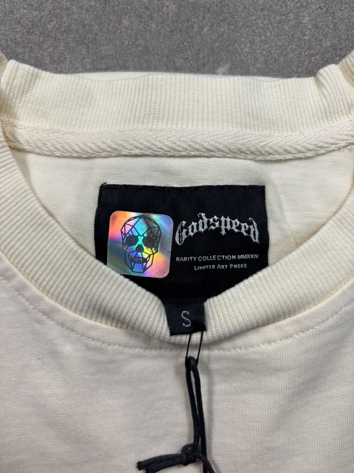 Godspeed Godspeed Natural Disaster Tee, Bone Size US S / EU 44-46 / 1 - 8 Thumbnail