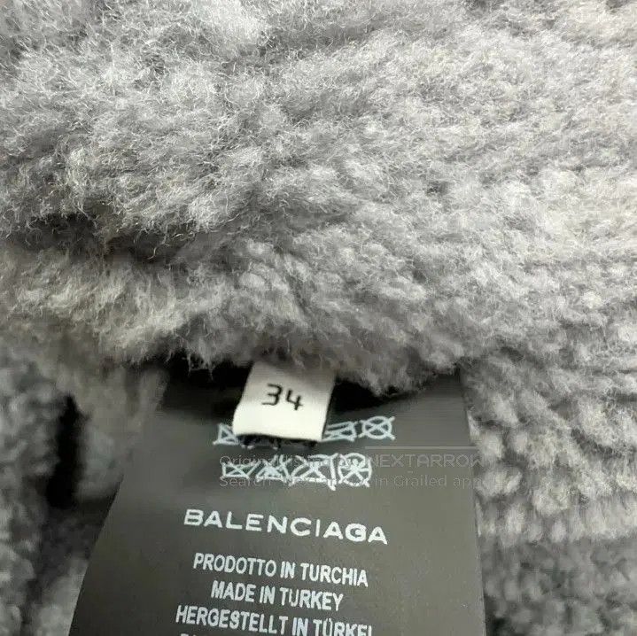 Balenciaga Balenciaga Gray Leather Zip-Collar Jacket. Size US S / EU 44-46 / 1 - 4 Thumbnail