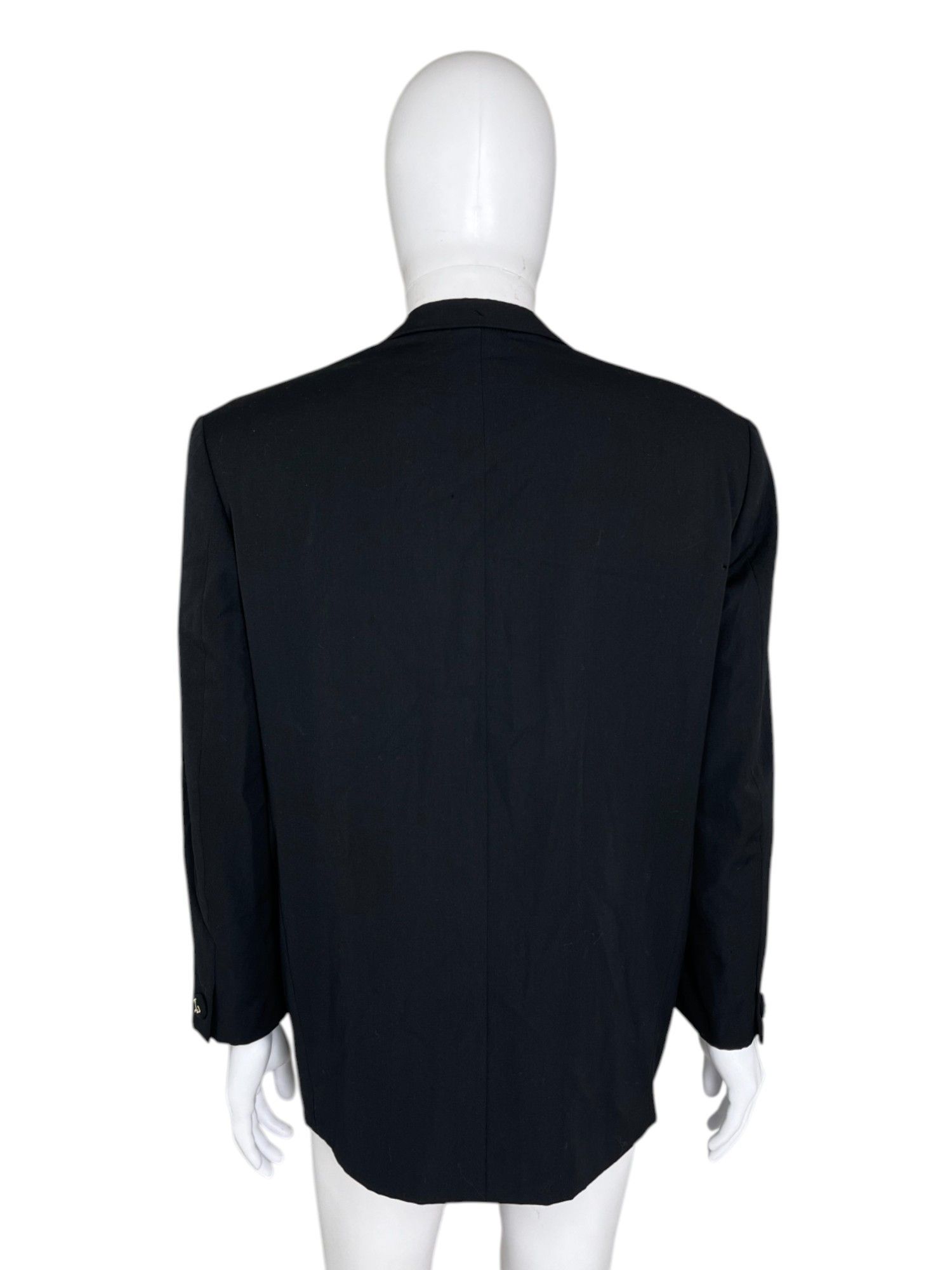 Comme des Garcons Homme AD 1991 Black Wool Deer Blazer Size 48R - 3 Thumbnail