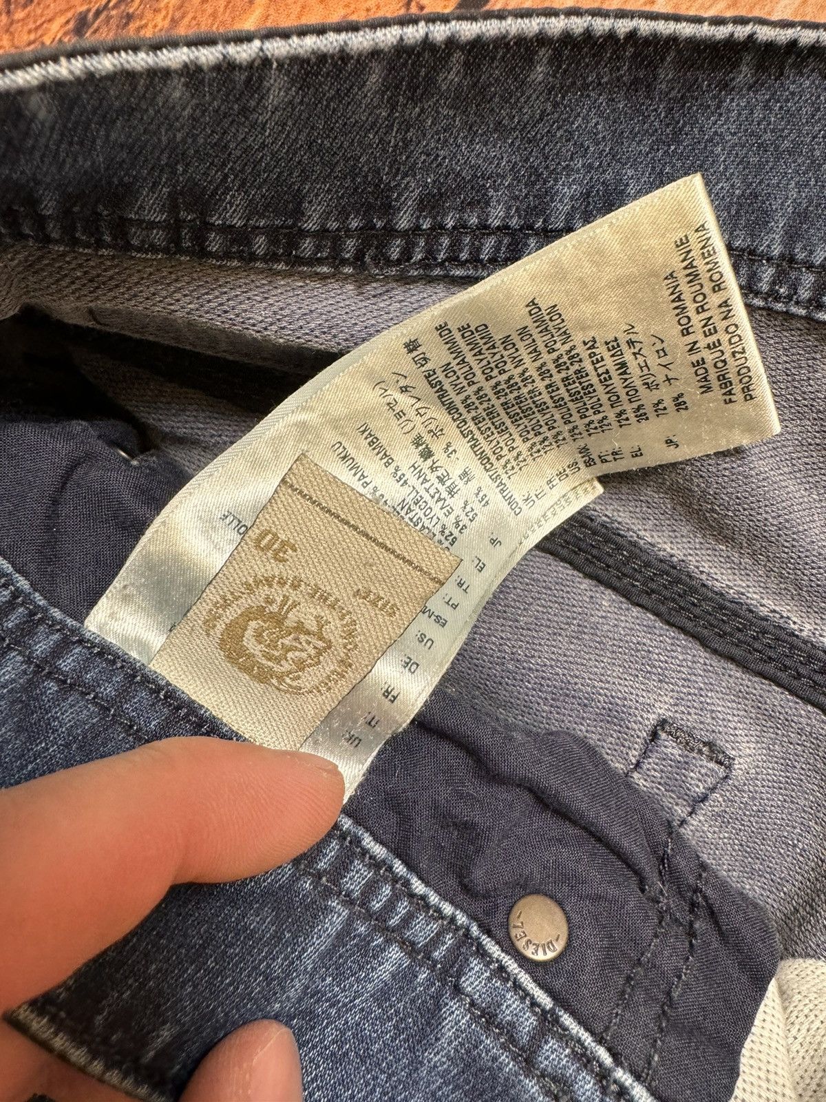 Diesel × Japanese Brand × Vintage skinny pants DIESEL y2k denim distressed Japan style Size US 30 / EU 46 - 5 Thumbnail