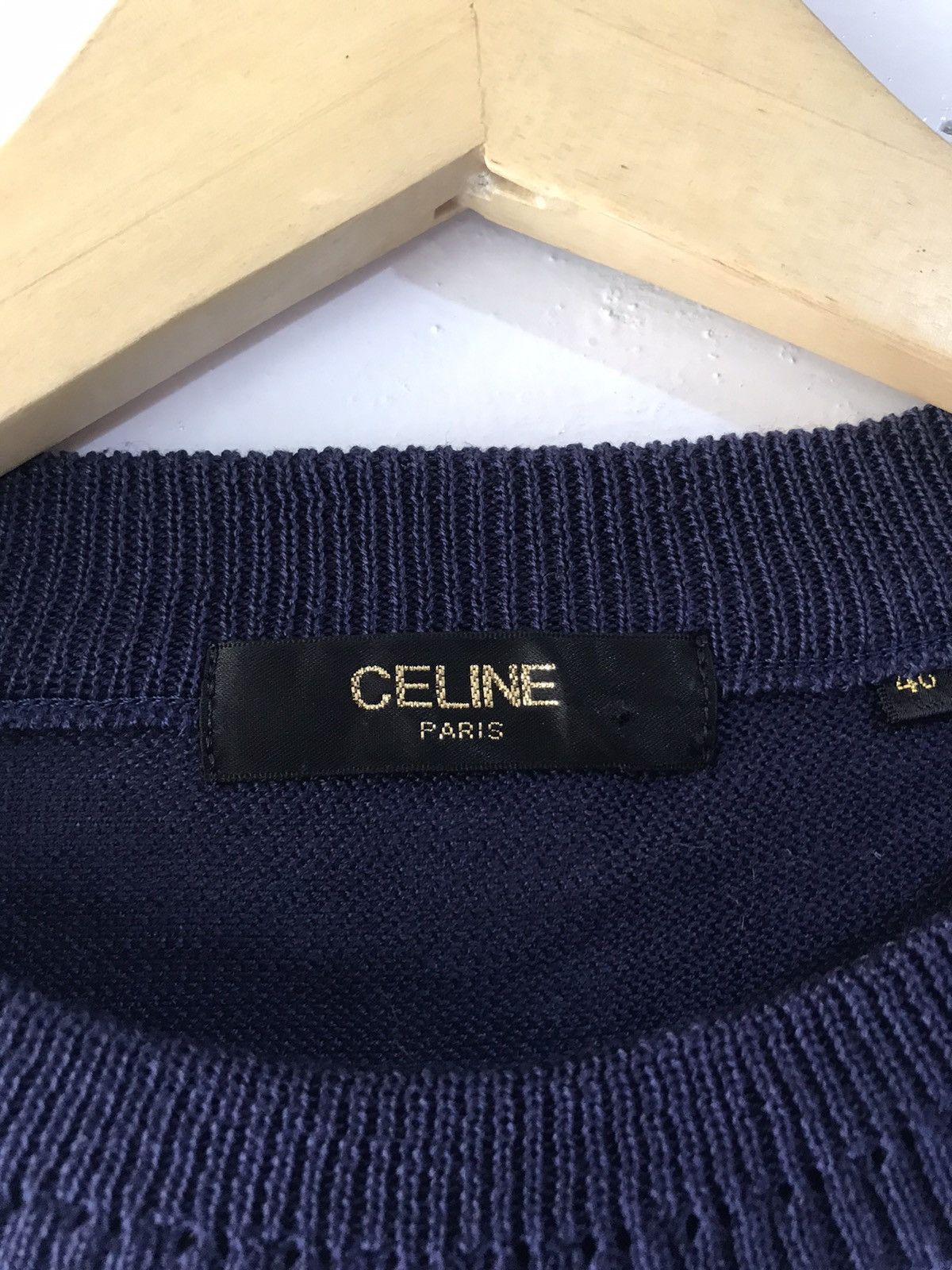 Celine Vintage Celine Knitwear Size US L / EU 52-54 / 3 - 6 Thumbnail