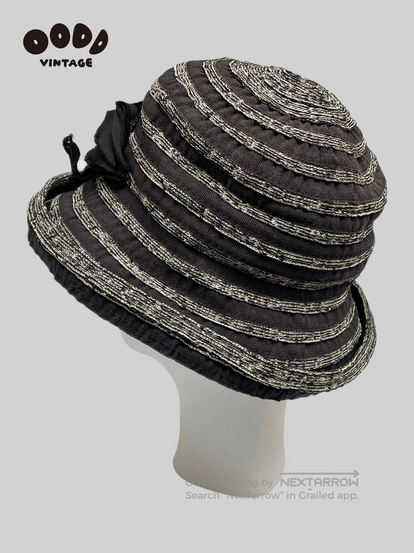Dolce Vita Vintage Floral Beaded Bell Hat. Size ONE SIZE - 5 Thumbnail