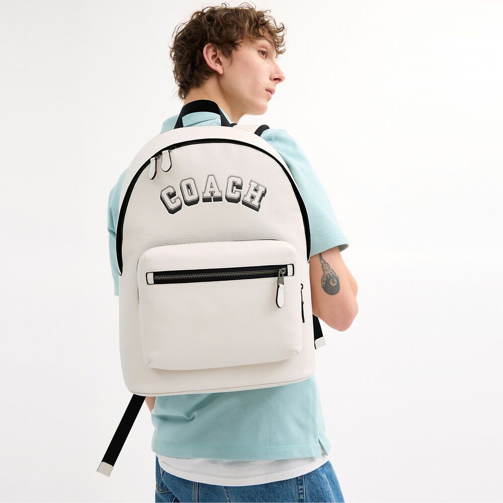 Coach West Backpack With Varsity Motif CAK14 Size ONE SIZE - 4 Thumbnail