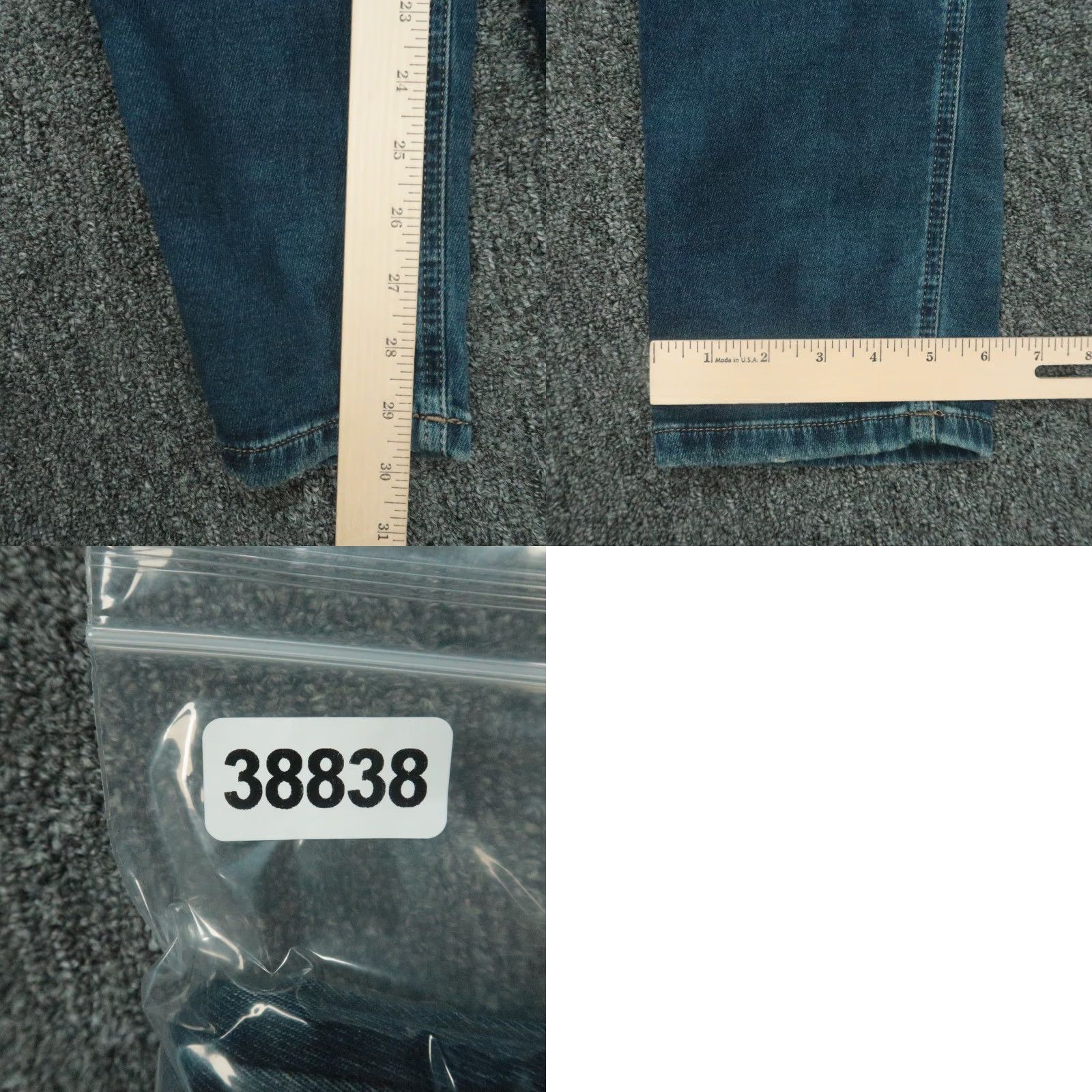 Diesel Diesel Jeans Mens 33x30 Blue Narrot T Joggjeans Distressed Stretch Denim Slim Straight 5-Pocket Regular Adult Mens Size US 33 - 9 Thumbnail