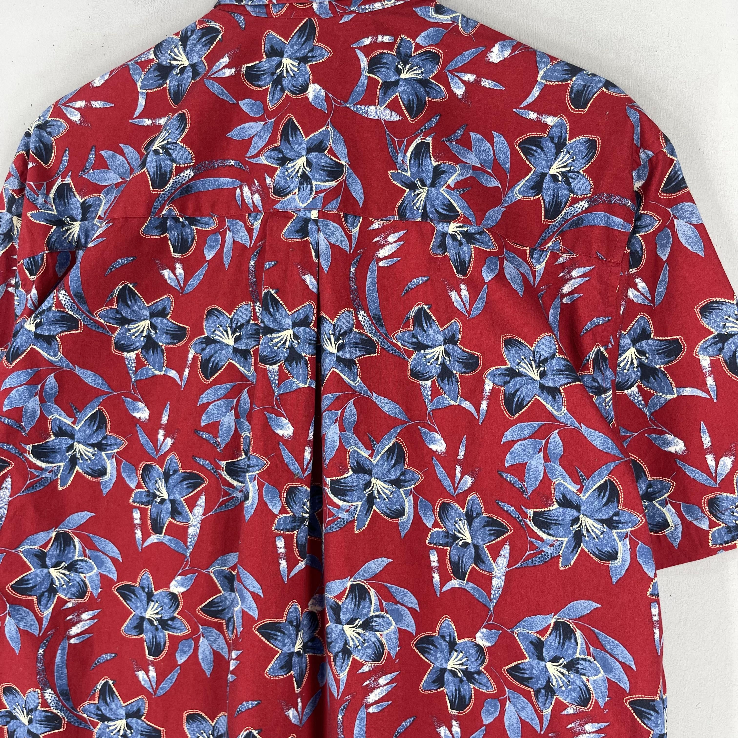 Other Vintage Hawaiian Abstract White Jasmine Floral Button Up Size US XL / EU 56 / 4 - 8 Thumbnail