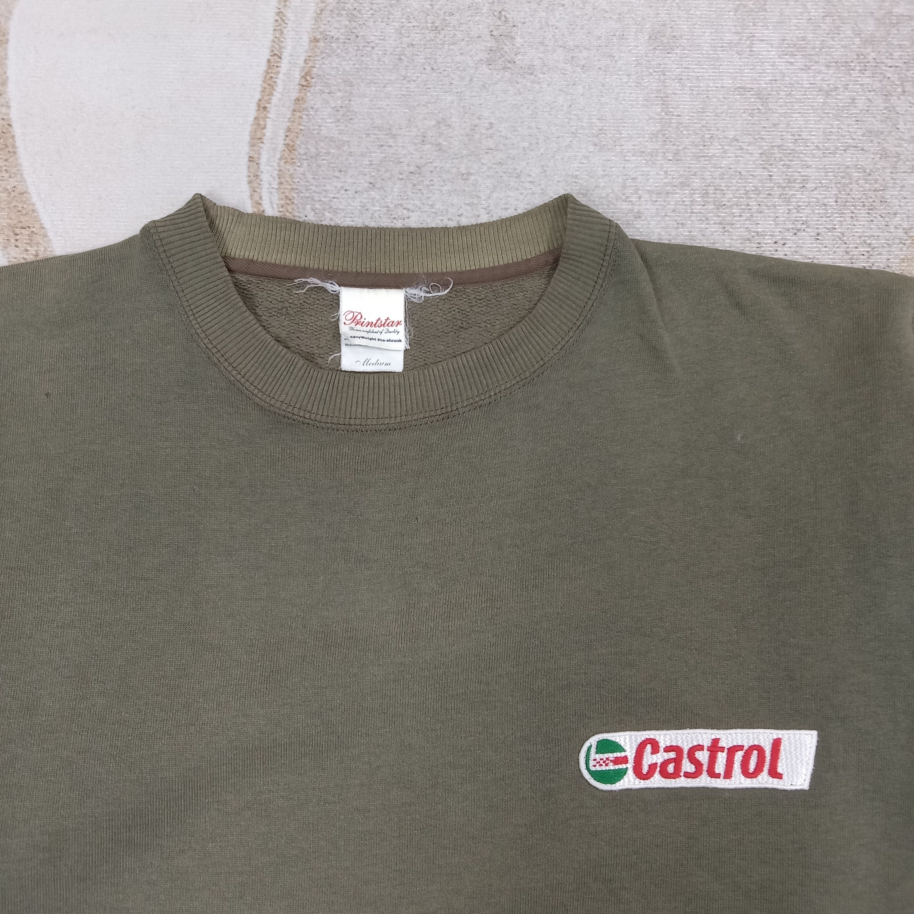 Vintage Castrol Oil Lubricant Racing Motorsports Sweatshirt C268N8 Size US L / EU 52-54 / 3 - 2 Thumbnail