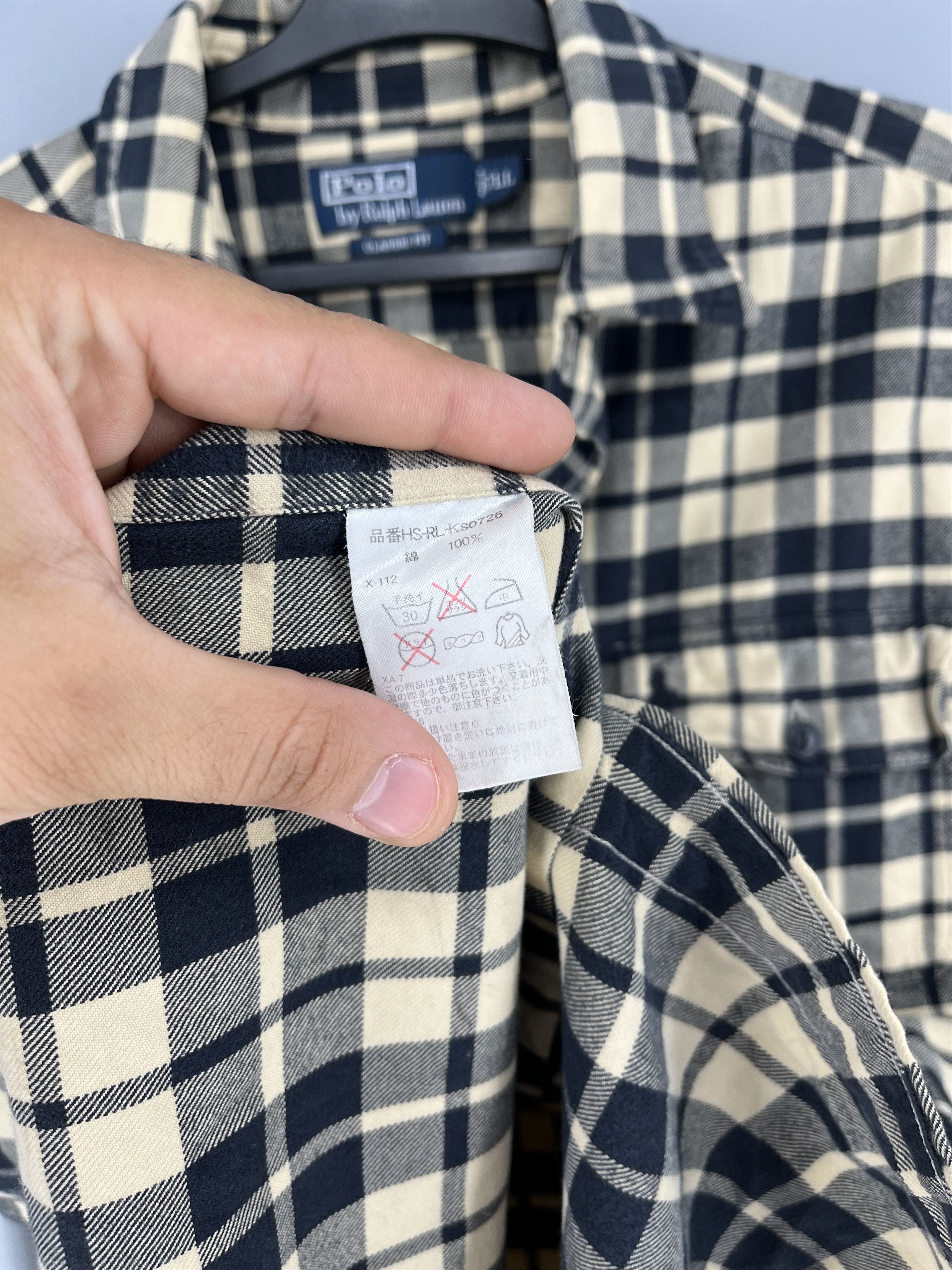 Polo Ralph Lauren Vintage Flannel Polo Raplh Lauren Plaid Shirt Travis style Size US L / EU 52-54 / 3 - 11 Thumbnail